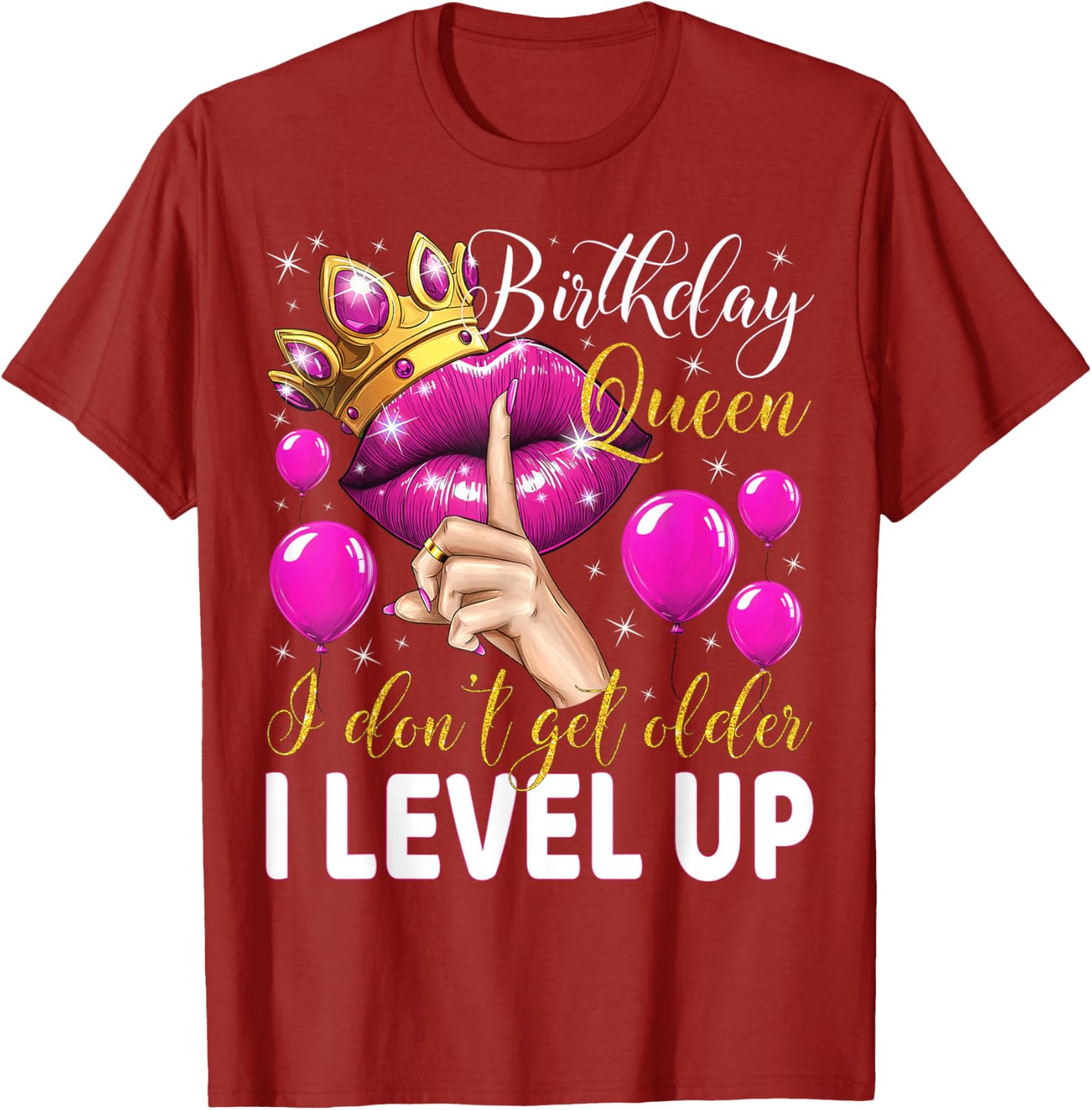 Birthday Queen Level Up T-Shirt for Fun Birthday Celebrations - 18