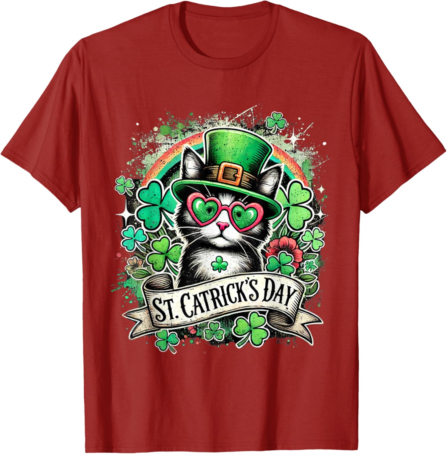 St Patricks Day Cats T-Shirt for Men, Women, and Kids - Fun Pet Tee - 4
