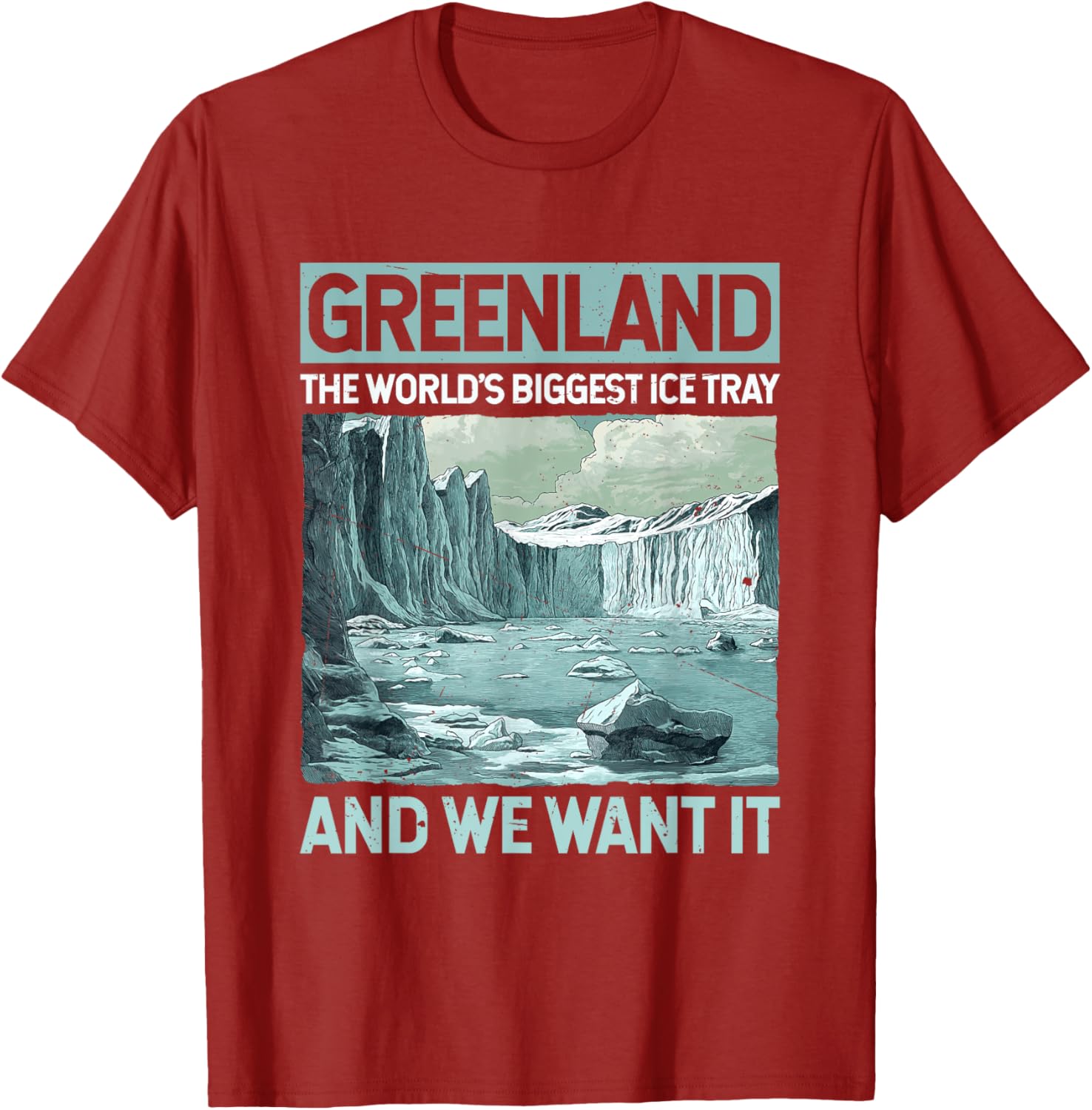 World's Biggest Ice Tray Costume T-Shirt for Fun Celebrations - 6