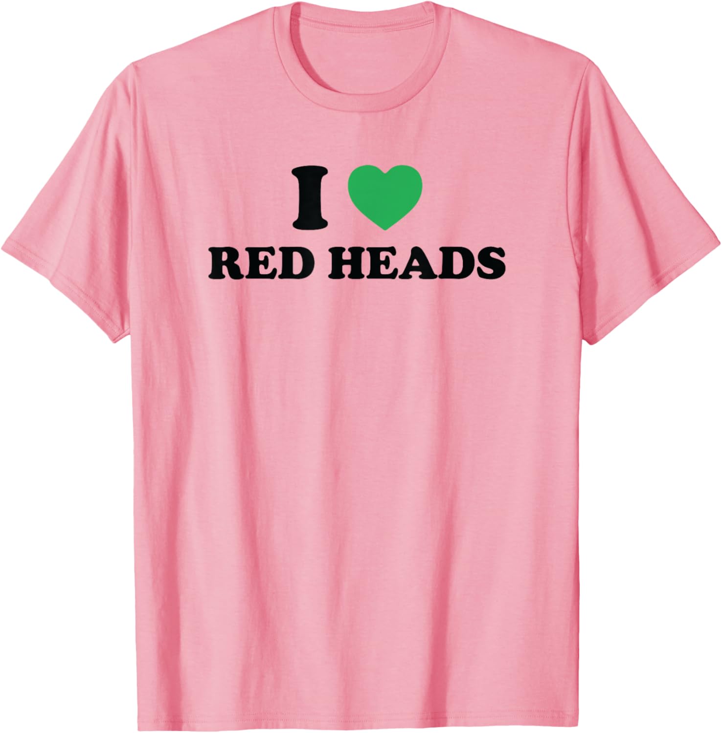 I Love Red Heads Y2K St. Patrick's Day T-Shirt for Gingers - 1