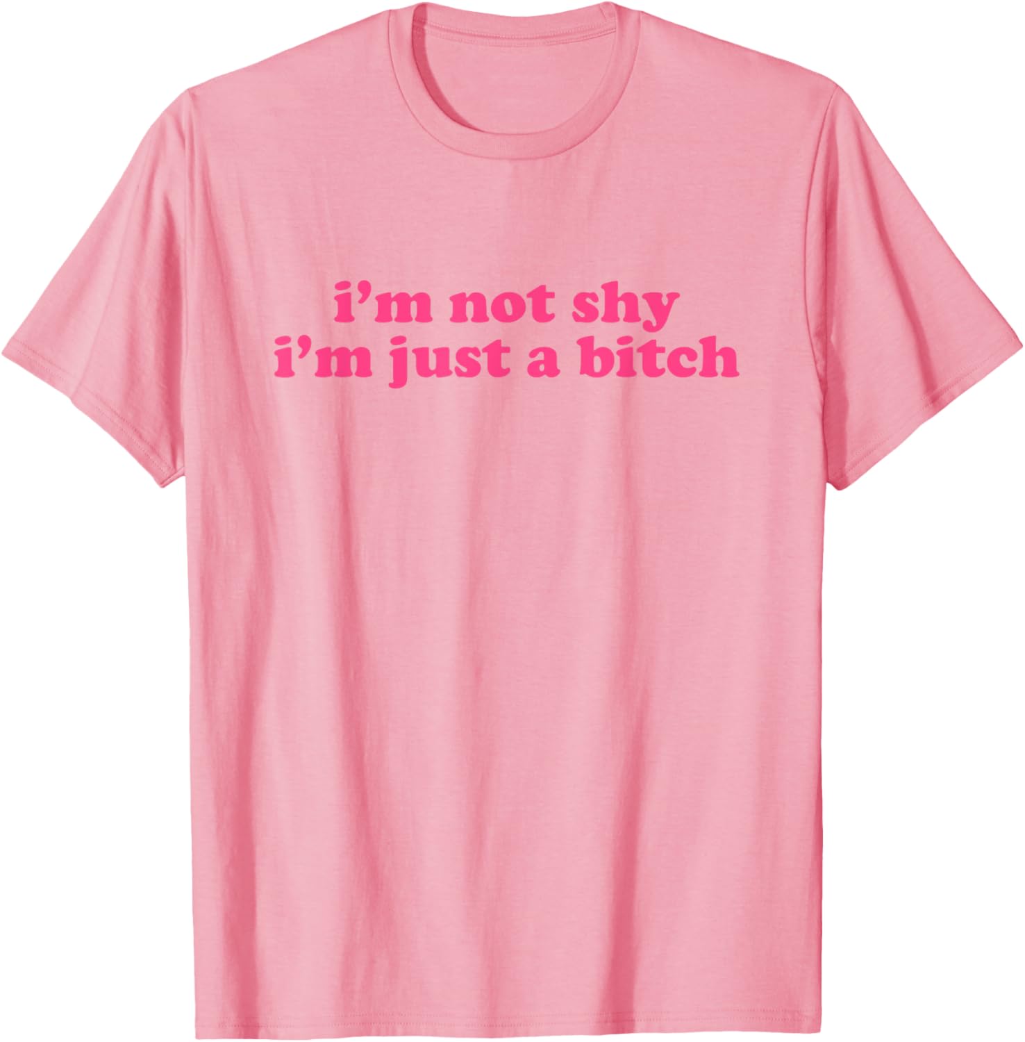 Y2K Aesthetic I'm Not Shy I'm Just a Bitch T-Shirt for Trendy Style - 10