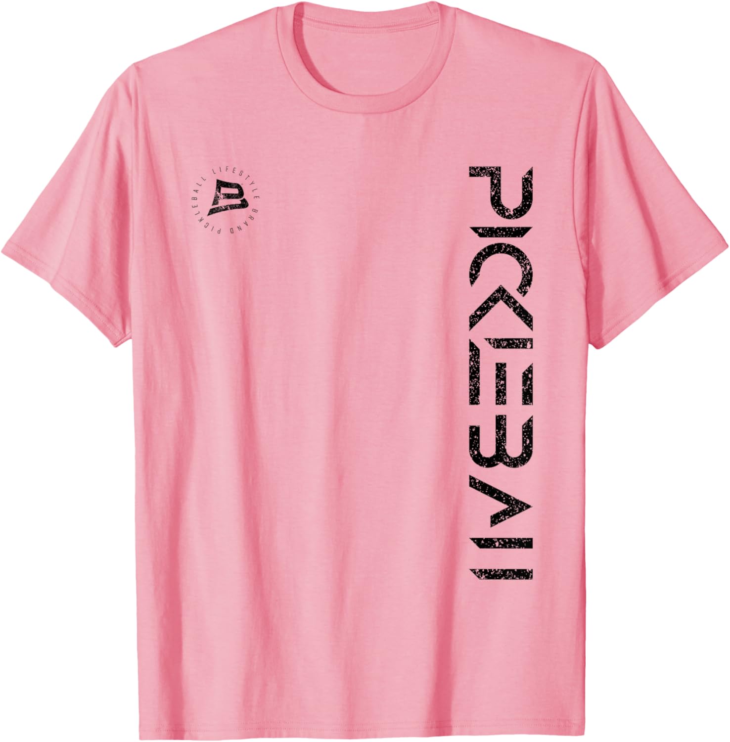 Distressed Black Pickleball T-Shirt for Ultimate Sports Comfort and Style - 11