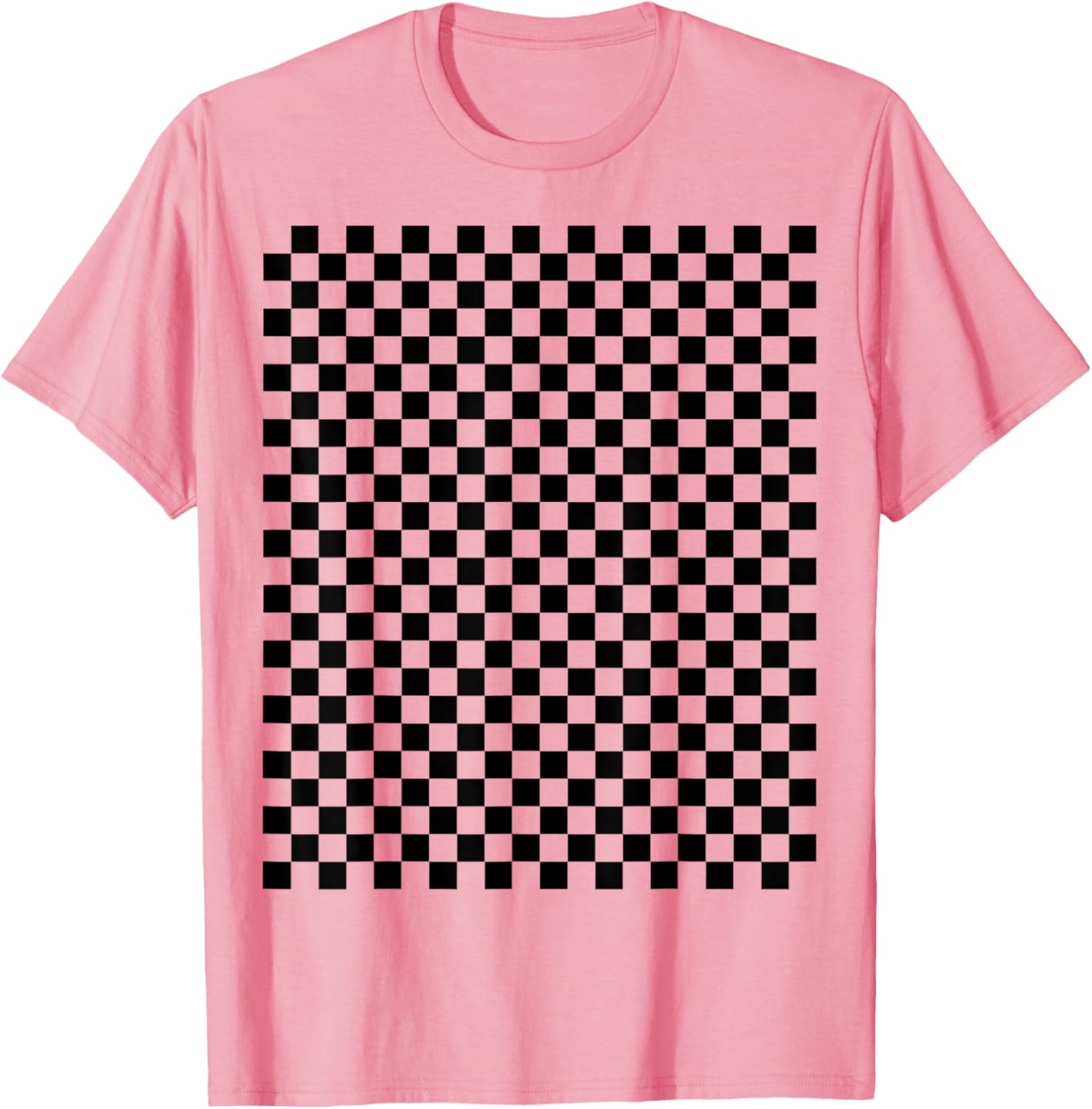 Black Checkered Skate Aesthetic T-Shirt for Trendy Style Lovers - 8