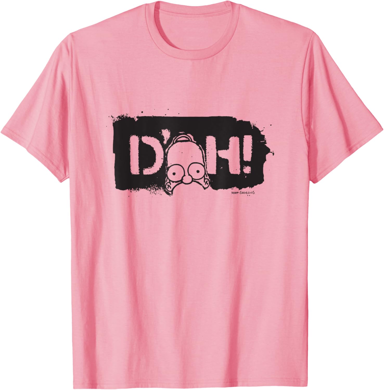 The Simpsons Homer D'Oh Distressed Graffiti Logo T-Shirt for Fans - 6