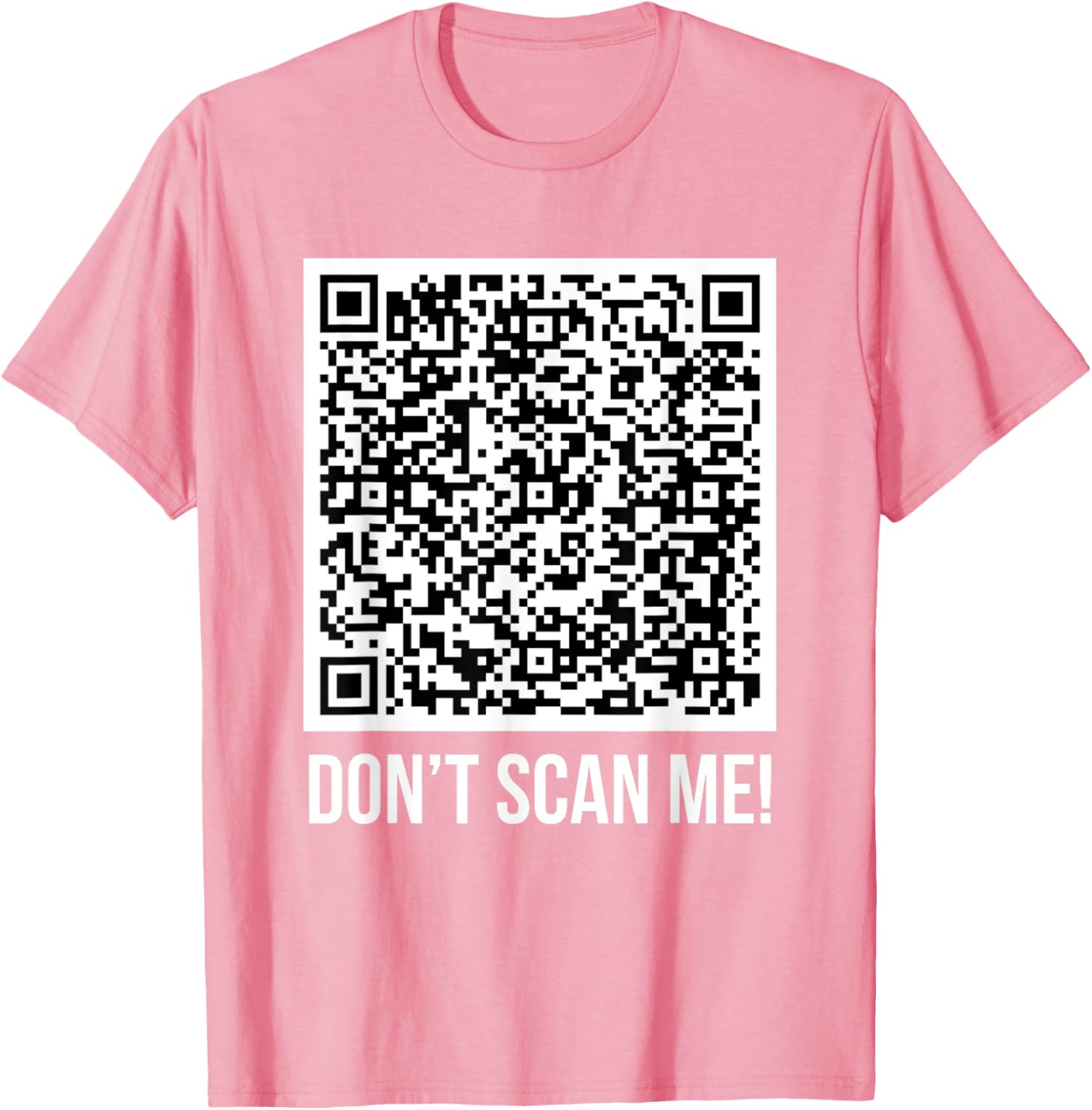 Funny Don't Scan Me QR Code Middle Finger Meme T-Shirt for Everyone - 10