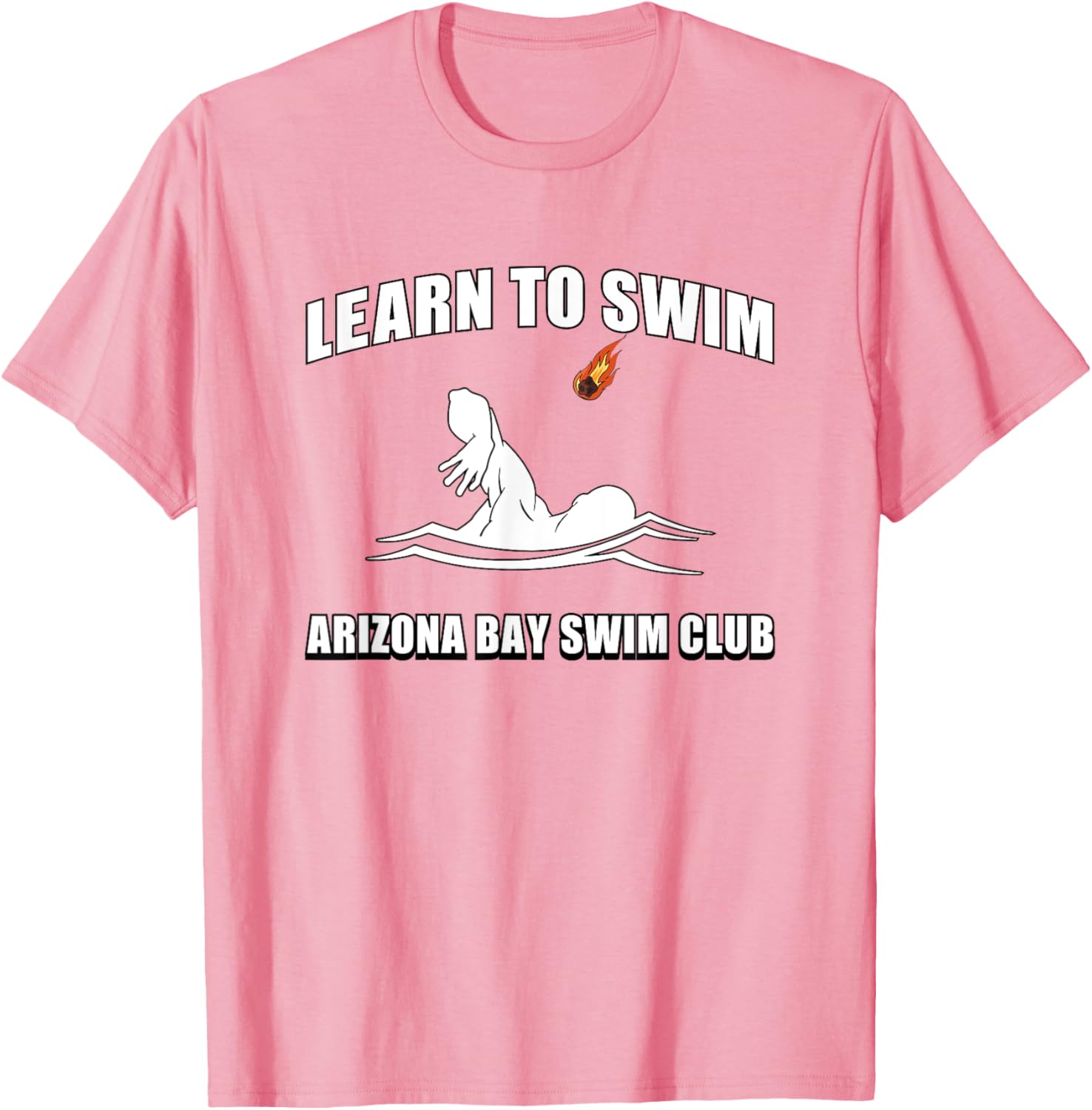 Funny Learn To Swim T-Shirt for Arizona Bay Swim Club Fans - 6