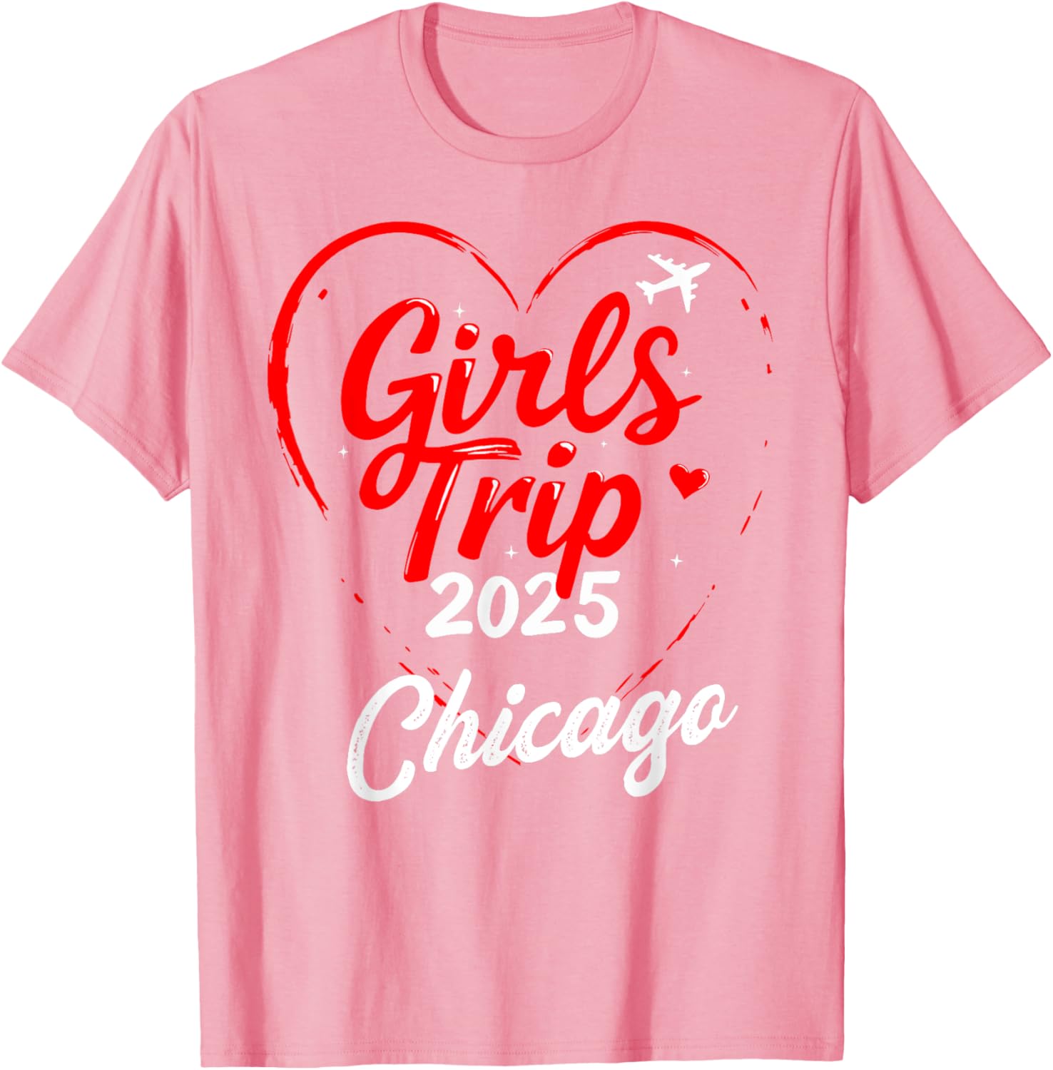 Girls Trip Chicago 2025 Birthday Squad T-Shirt for Fun Weekend Getaways - 9