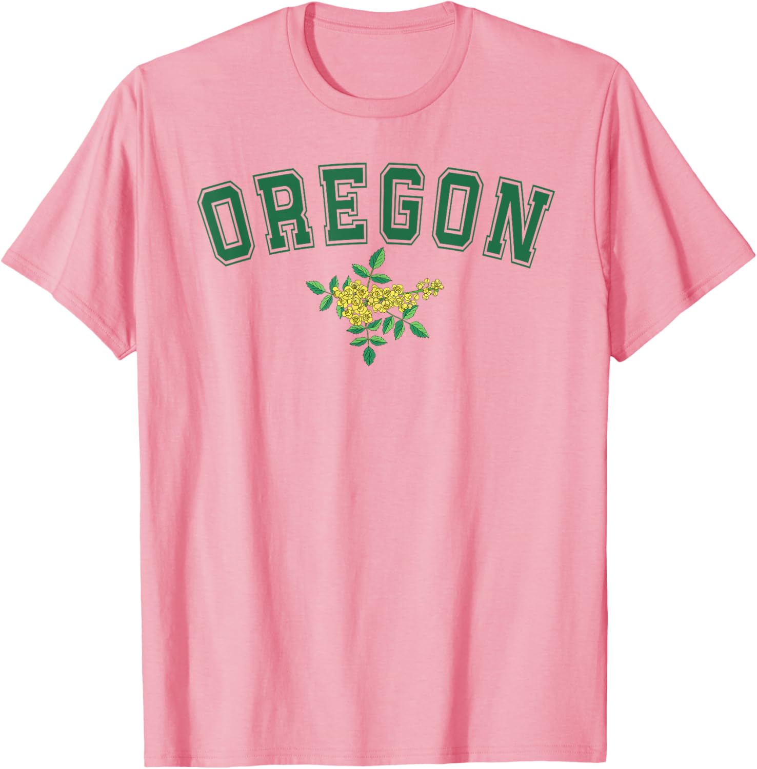 Oregon Flower T-Shirt Comfortable Casual Wear for Nature Lovers - 3