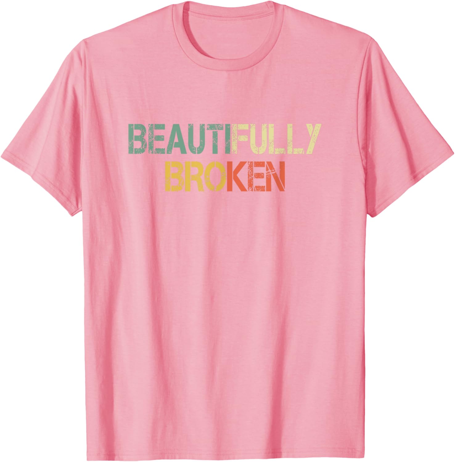Retro Christian Beautifully Broken T-Shirt for Faith and Style Lovers - 4