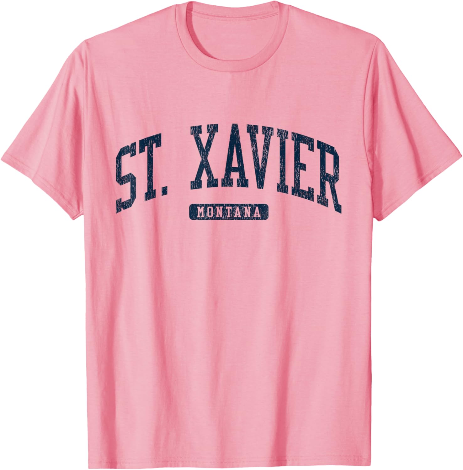 St. Xavier College Montana Blue T-Shirt for Students and Alumni - 12