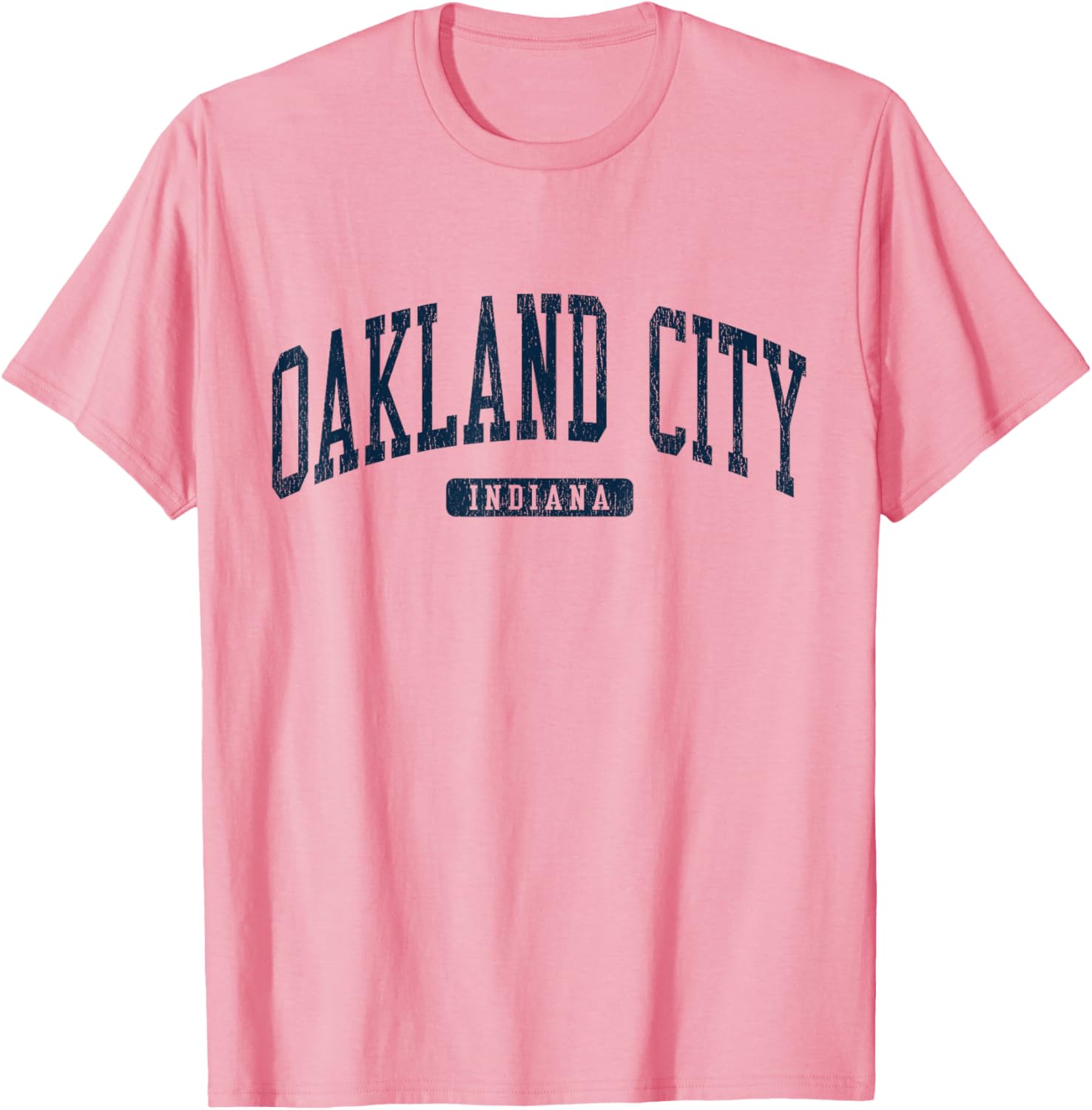 Oakland City Indiana College University Style Blue T-Shirt for Men and Women - 1