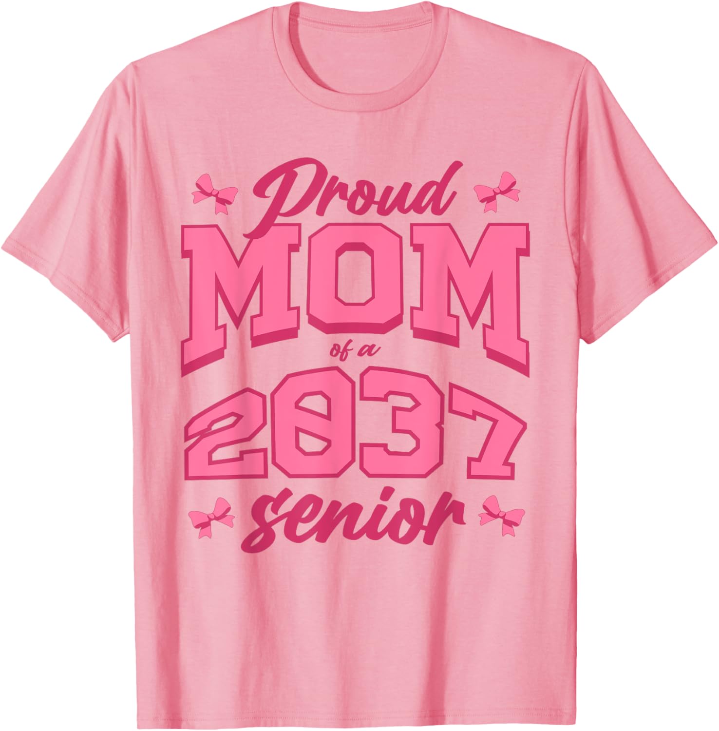 Proud Mom of 2037 Graduate Coquette T-Shirt - Stylish and Fun Apparel - 8