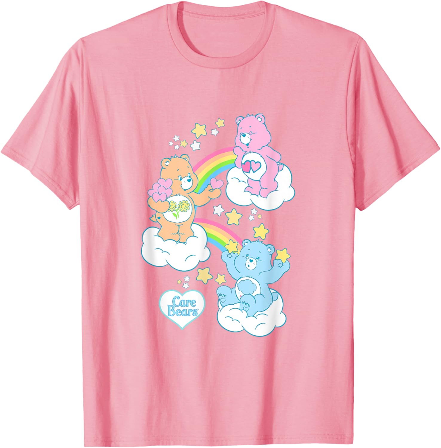 Care Bears Rainbow Kingdom Original Bear T-Shirt for Fun Stylish Wear - 8