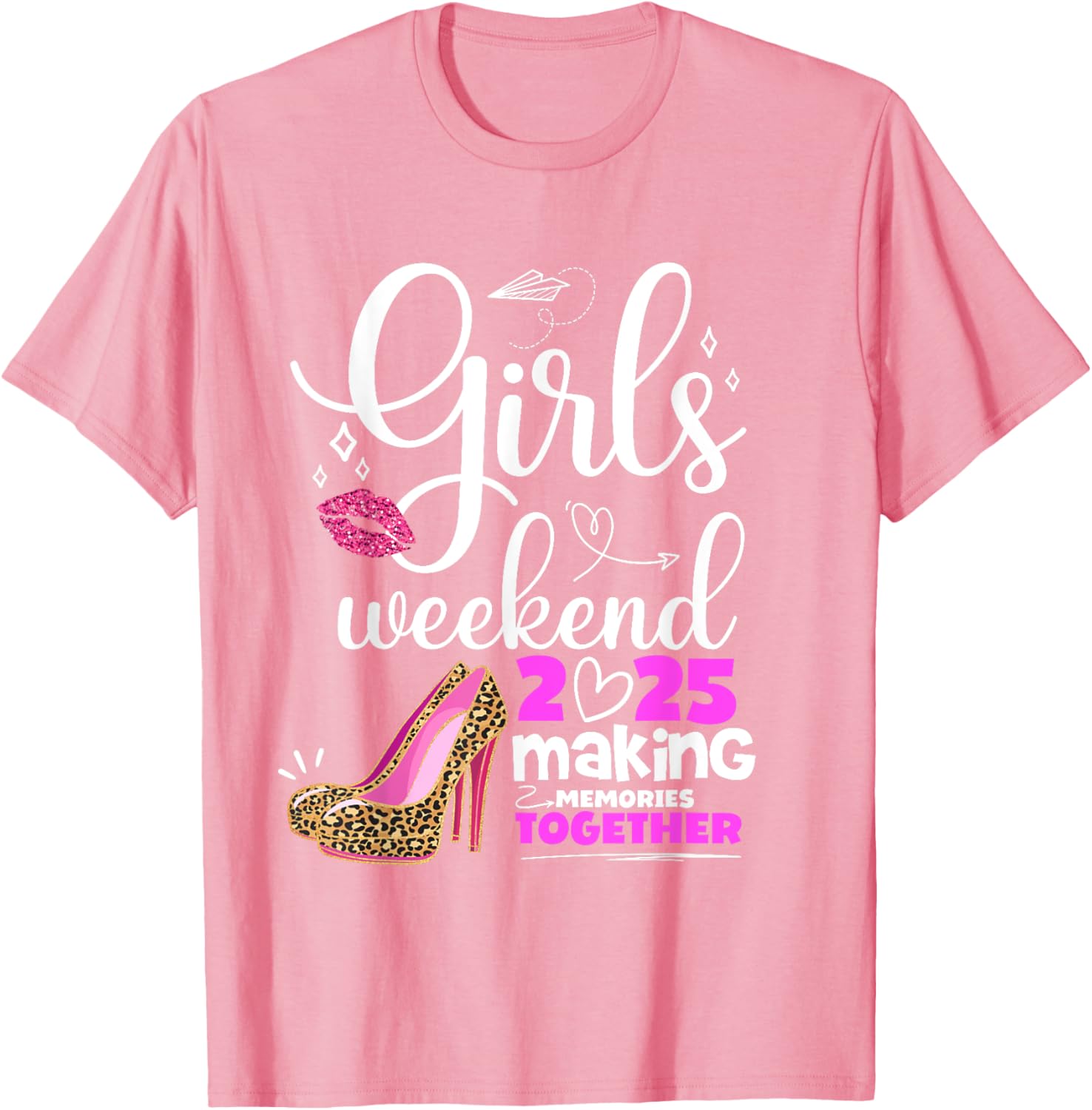 Girls Weekend 2025 Matching T-Shirt for Fun Girls Trip Vibes - 4