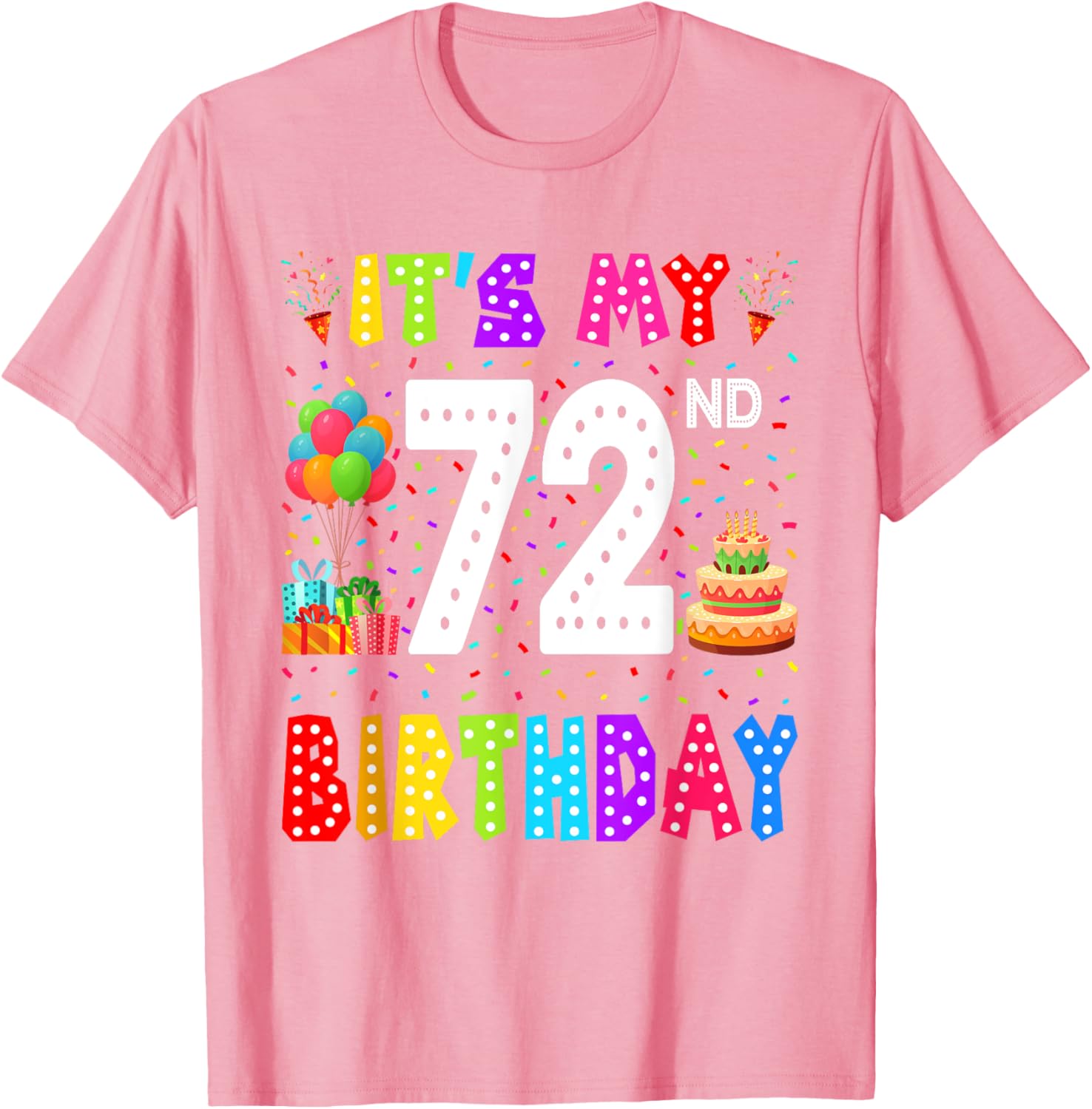 Funny 72nd Birthday T-Shirt for Men and Women - Perfect Gift Idea - 3