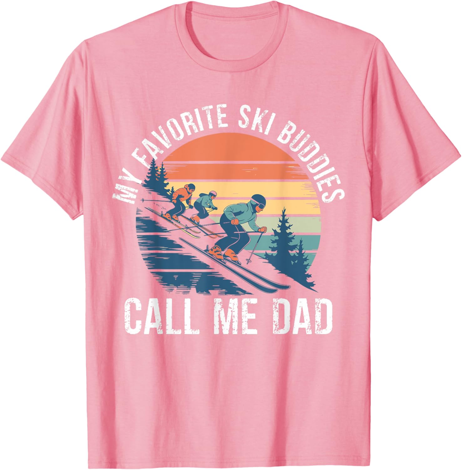 Retro Ski Dad T-Shirt for Ski Lovers, Perfect Gift for Ski Buddies - 19