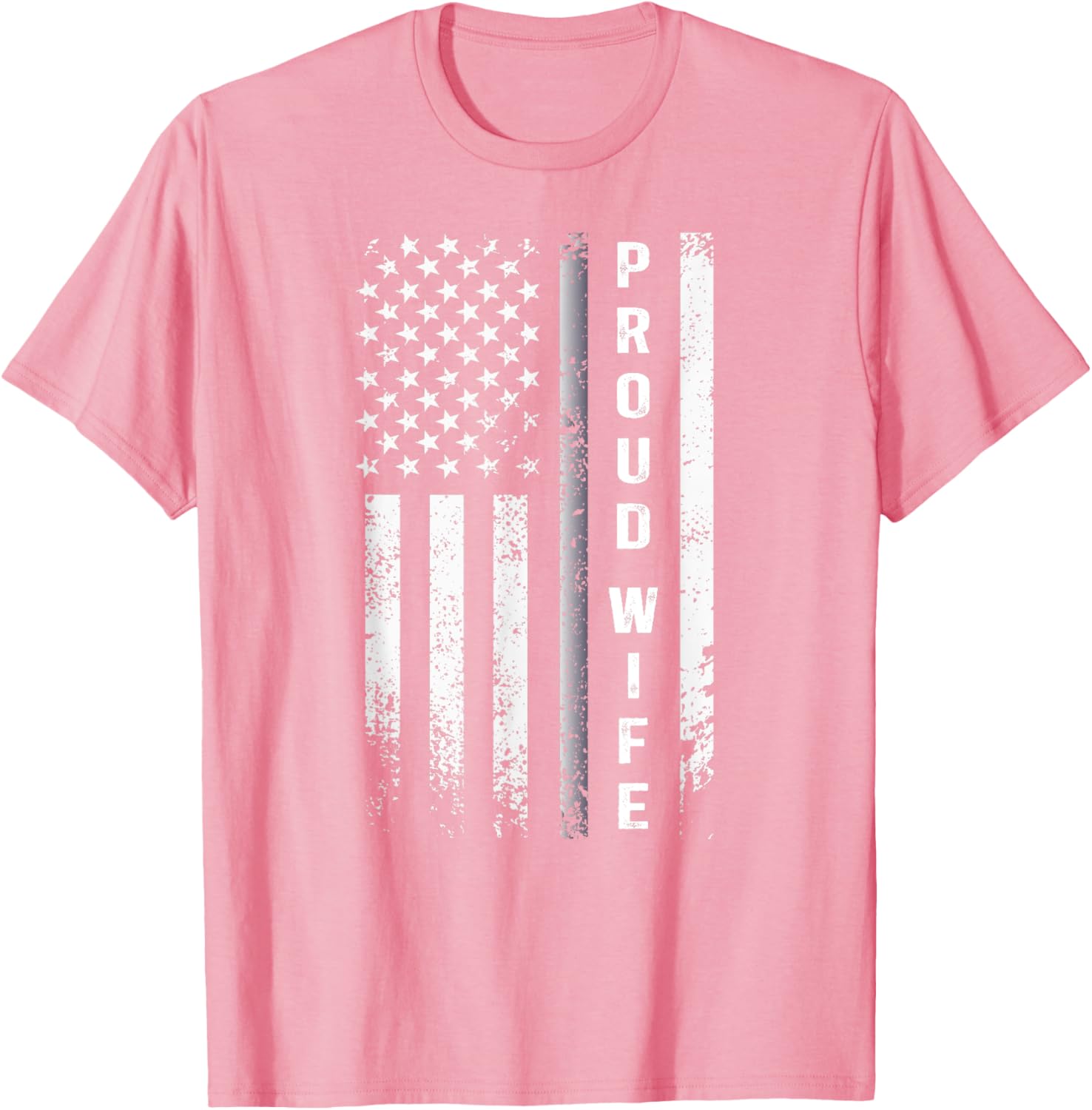 Proud Corrections Officer Wife US Flag T-Shirt Stylish and Comfortable Apparel - 19