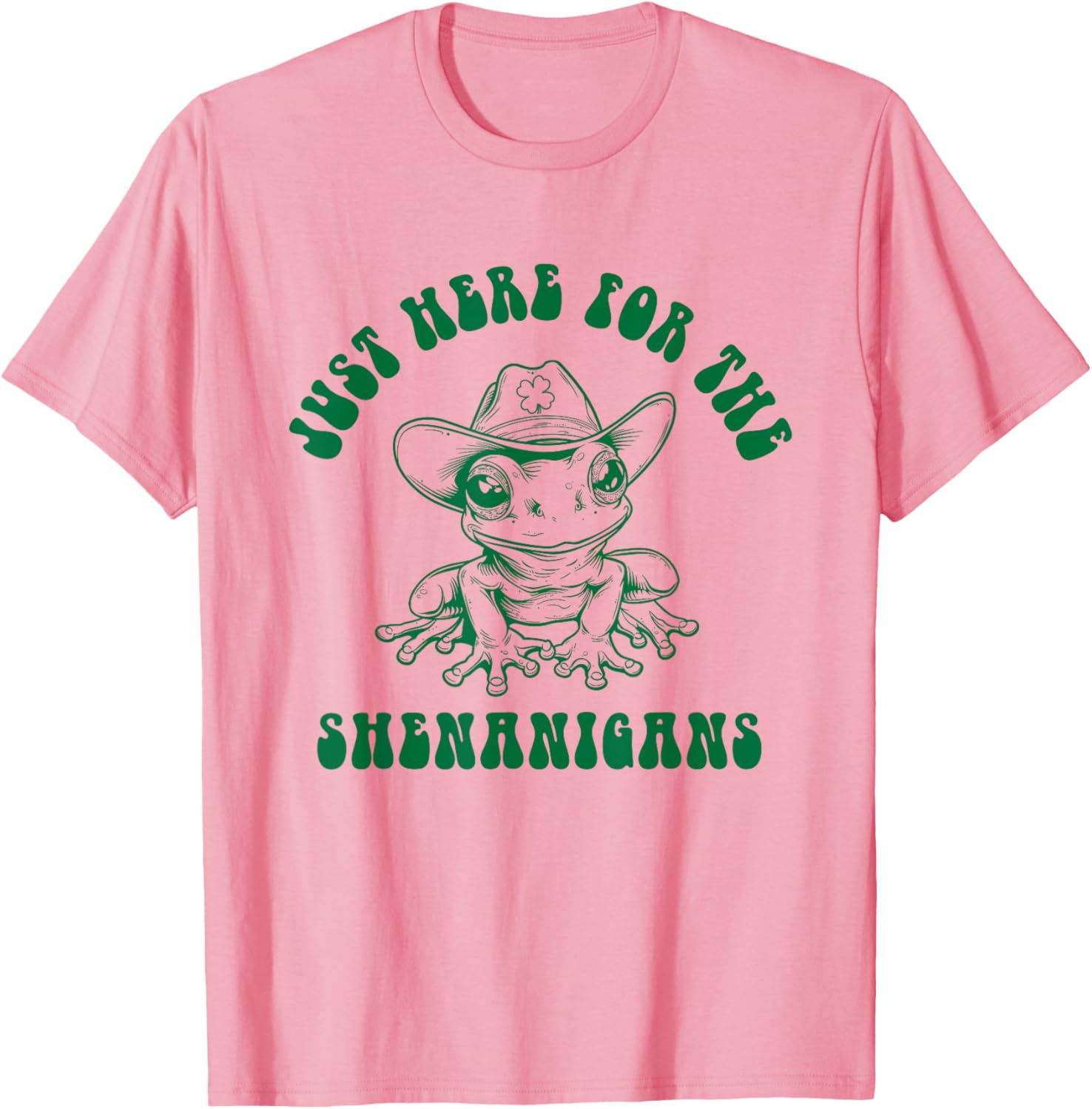 Frog Cowboy Hat St Patricks Day T-Shirt for Fun Shenanigans - 3
