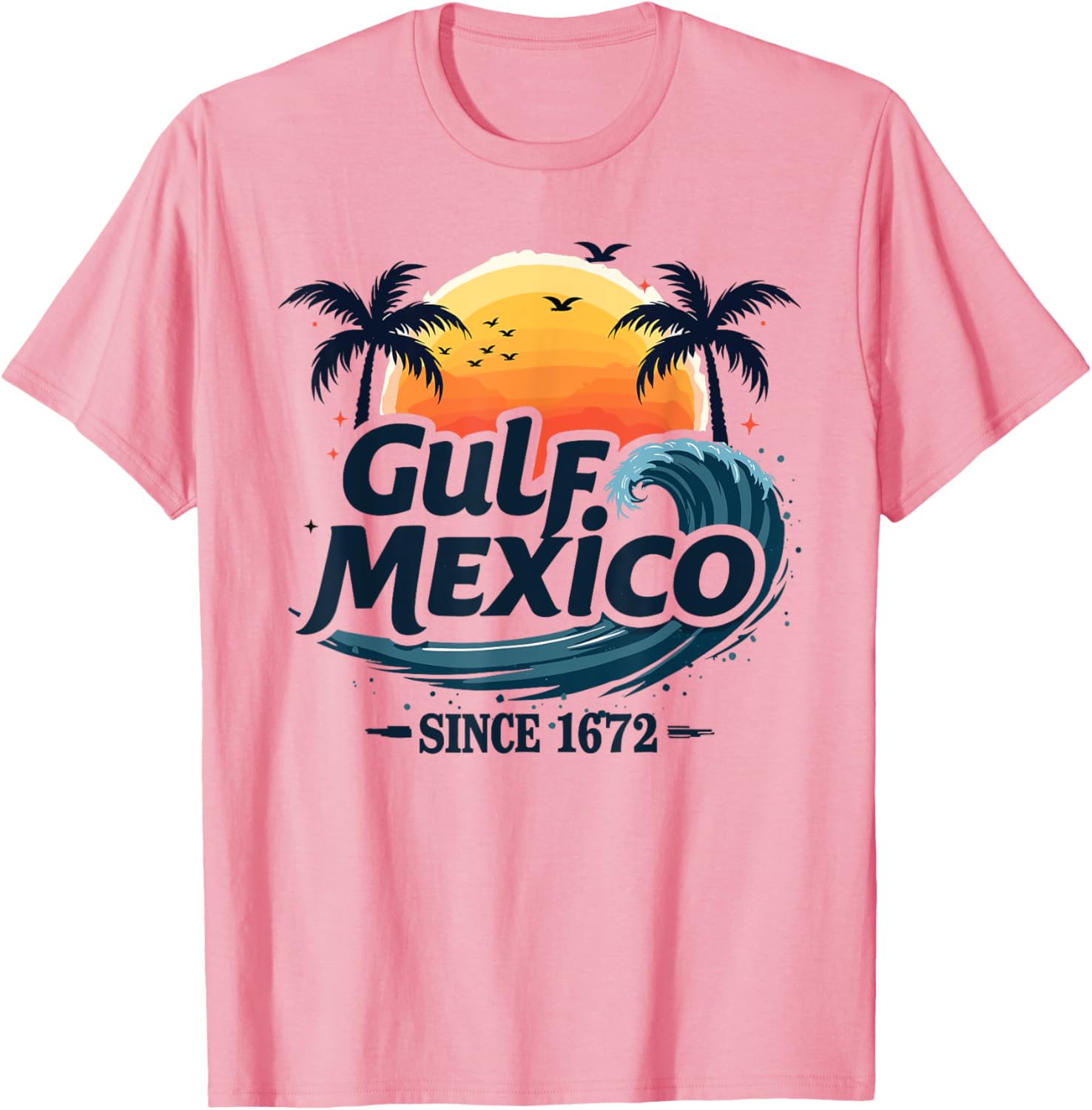 Gulf of Mexico Forever Chill T-Shirt for Comfortable Beach Vibes - 5
