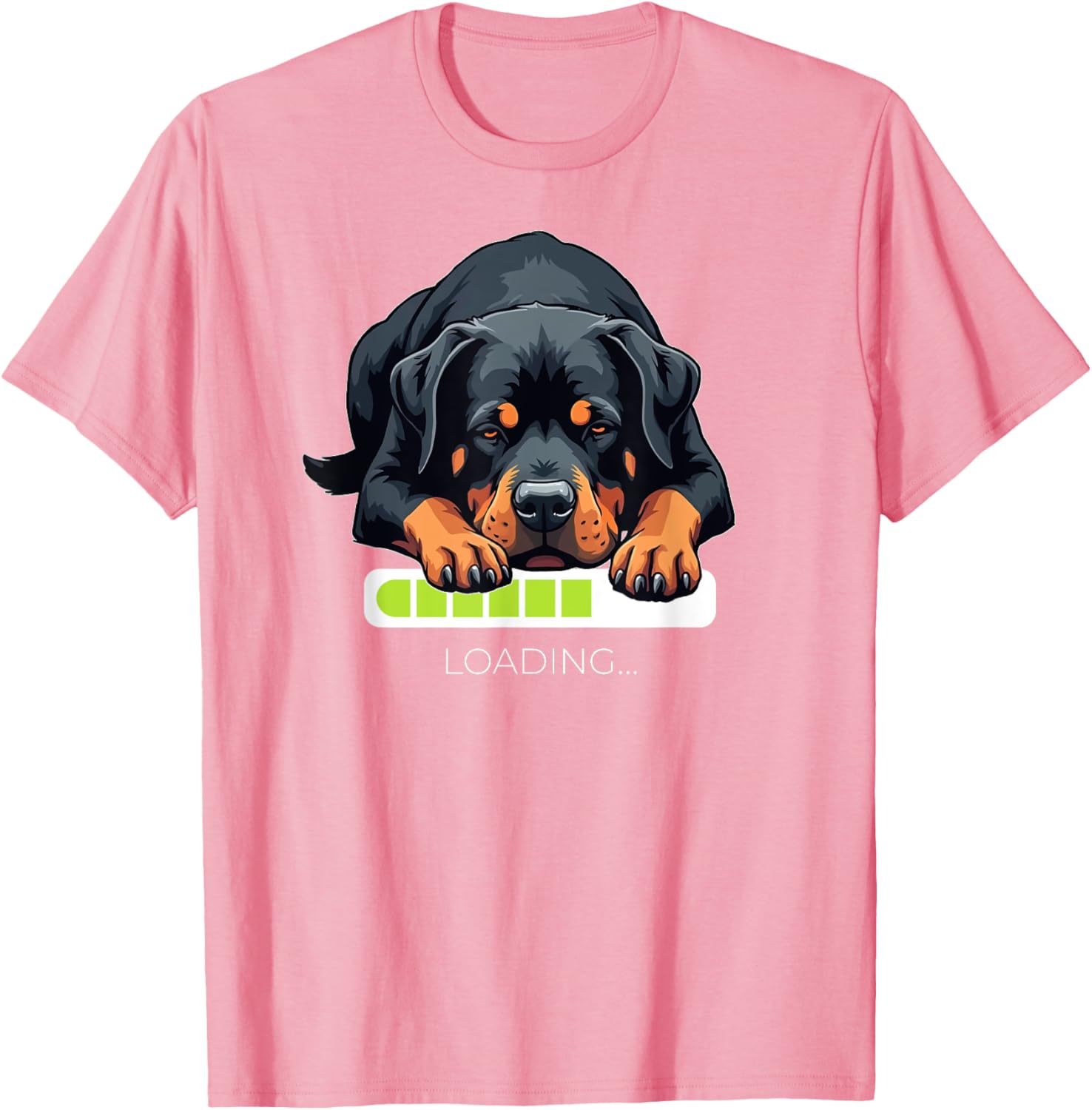 Rottweiler Loading T-Shirt Perfect for Dog Lovers and Rottie Fans - 4