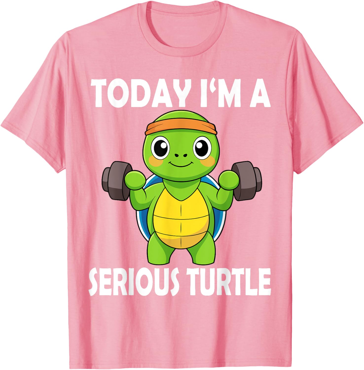 Serious Turtle Funny Fitness Gym T-Shirt for Weightlifting Enthusiasts - 2