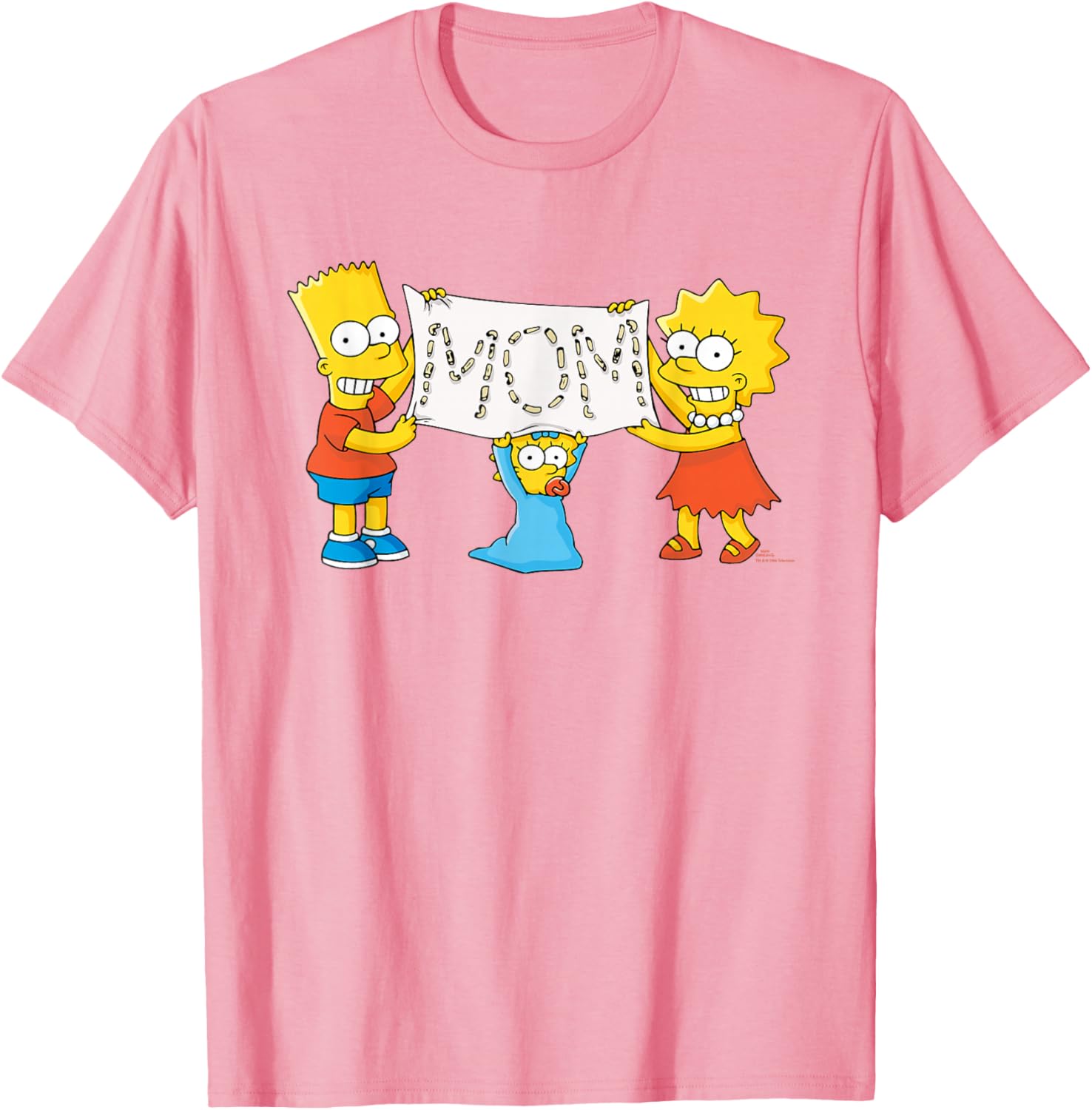 The Simpsons Macaroni Art T-Shirt Perfect Mother's Day Birthday Gift - 25