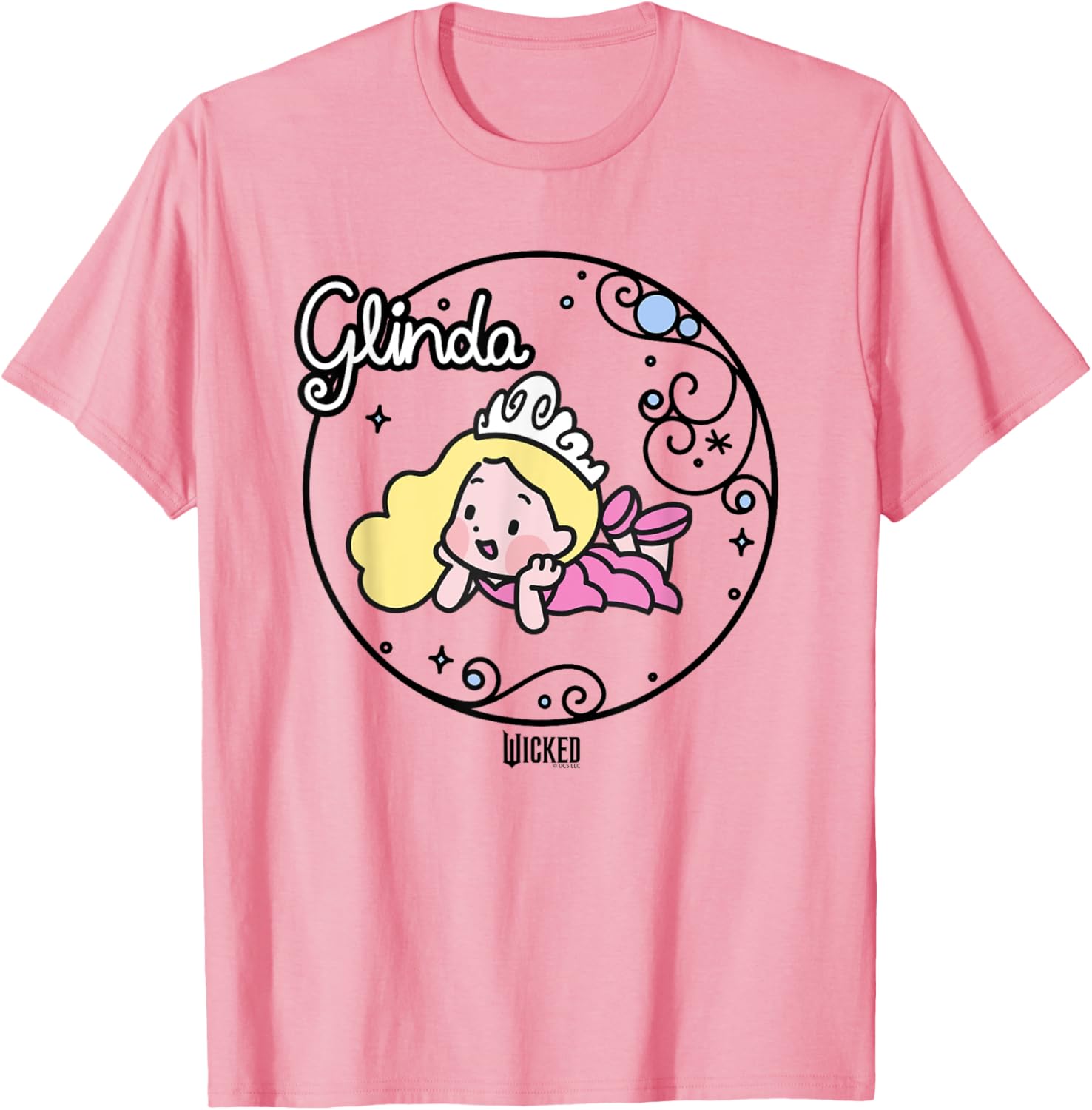 Wicked Glinda Daydreaming Cartoon T-Shirt for Fun Fashion Lovers - 7