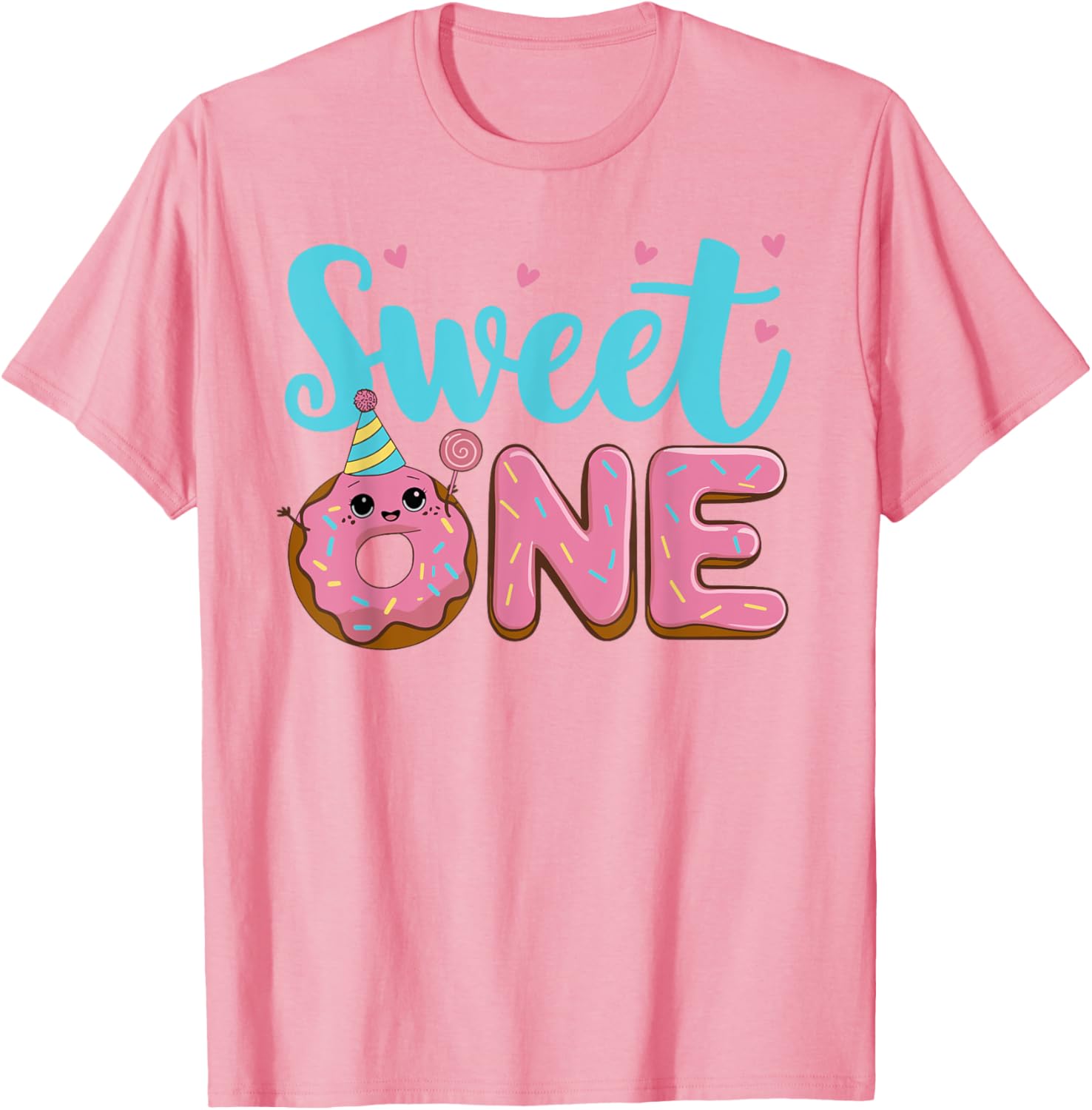 Adorable Donut Family Matching T-Shirt for 1st Birthday Girl Celebration - 2