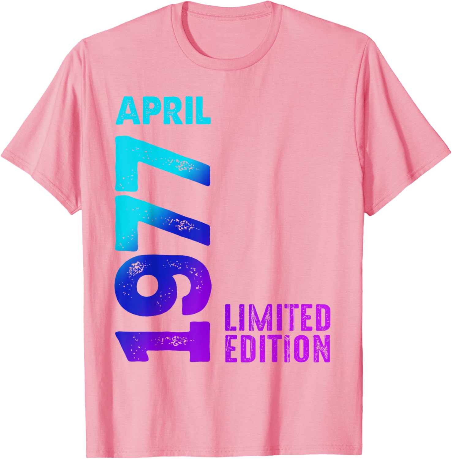 Vintage 1977 Retro T-Shirt Limited Edition Celebrate April Birthdays - 11