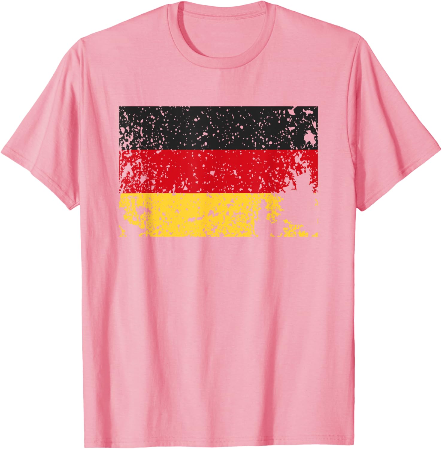 Retro Worn Germany Flag T-Shirt Grunge Distressed German Colors Style - 16