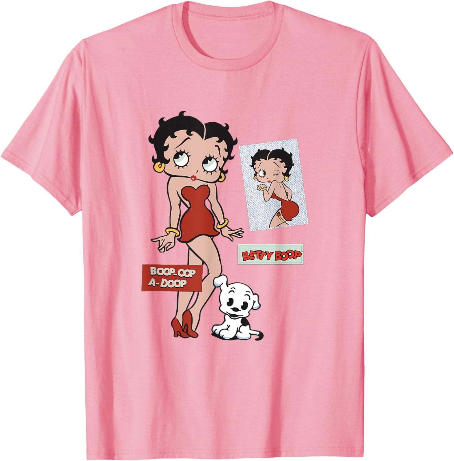 Betty Boop Picture Perfect Patches T-Shirt for Fun Fashion Lovers - 11