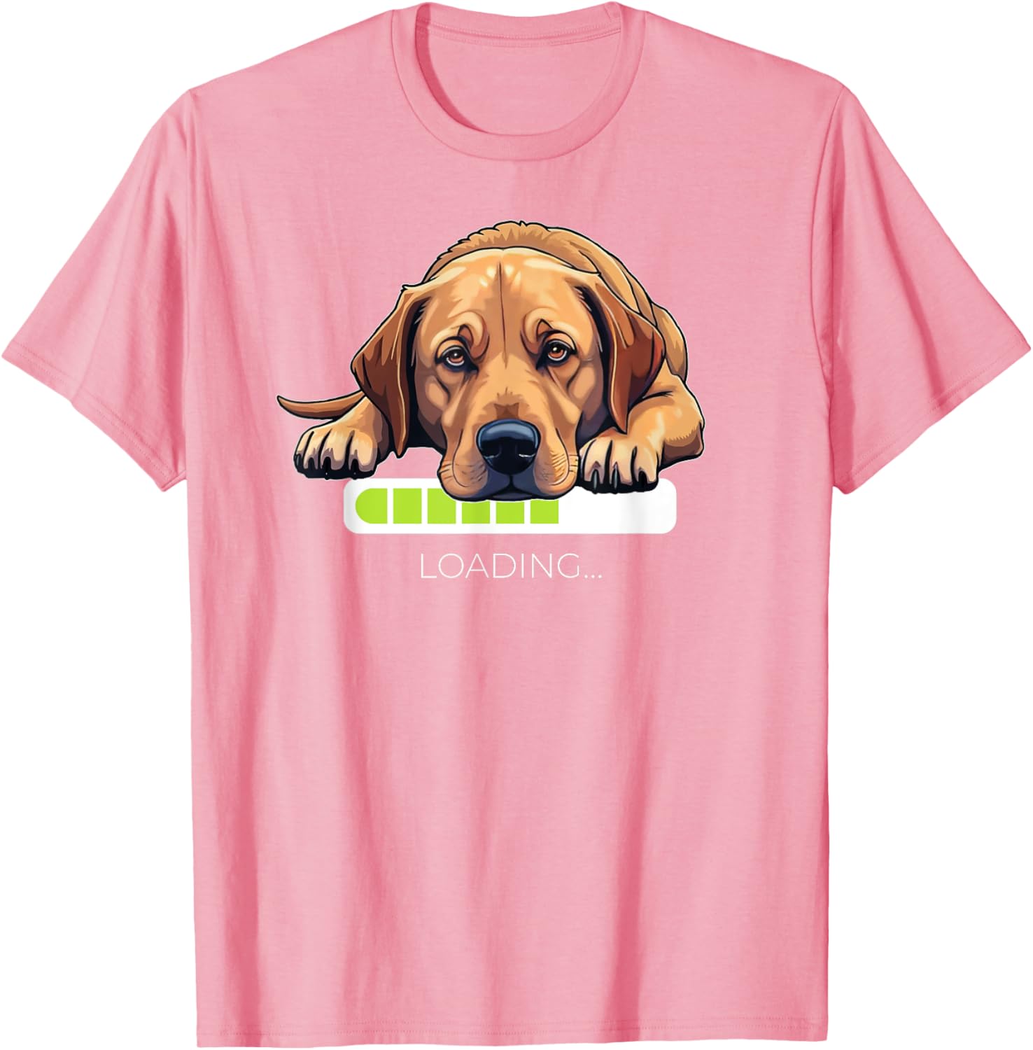 Labrador Retriever Dog Loading Graphic T-Shirt for Dog Lovers - 13