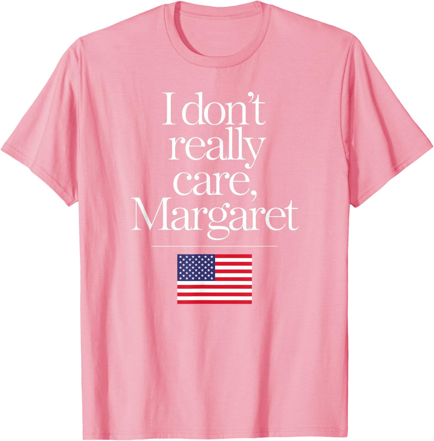 Funny Minimalist JD Vance T-Shirt I Don't Really Care Margaret Design - 14