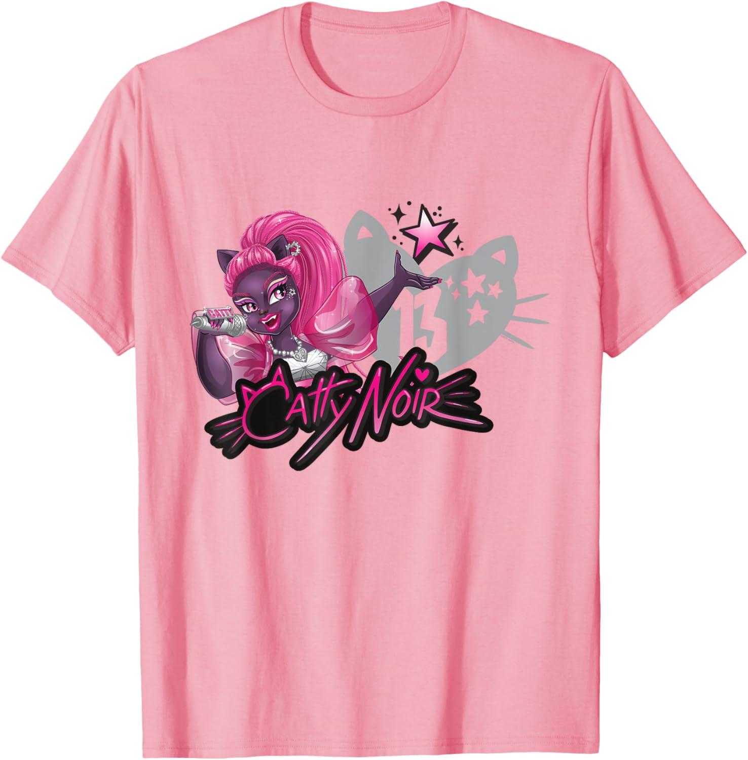 Monster High Catty Noir T-Shirt for Fans of Stylish Fun and Fashion - 9