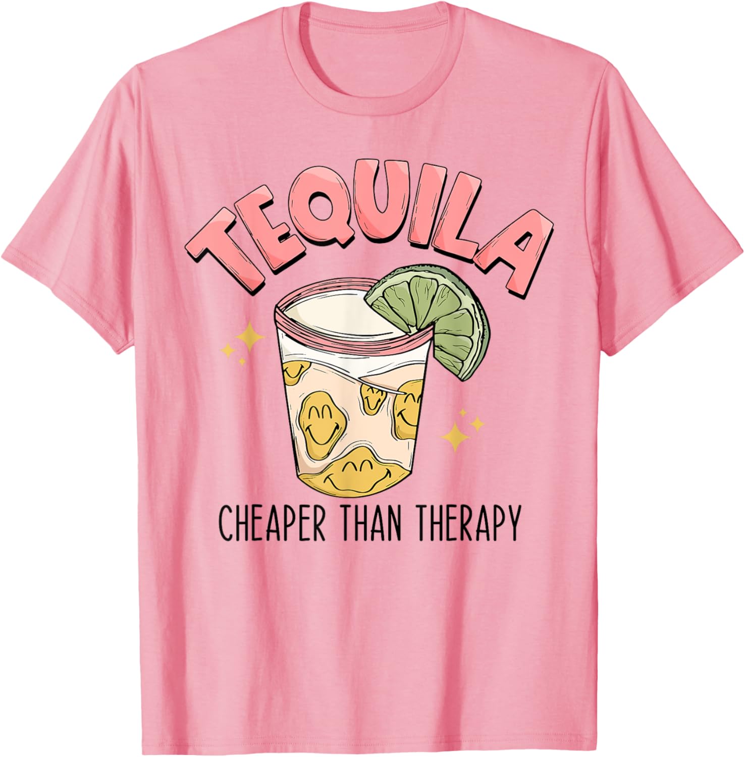 Funny Tequila Therapy T-Shirt for Fun Mexican Style Drinking Lovers - 6