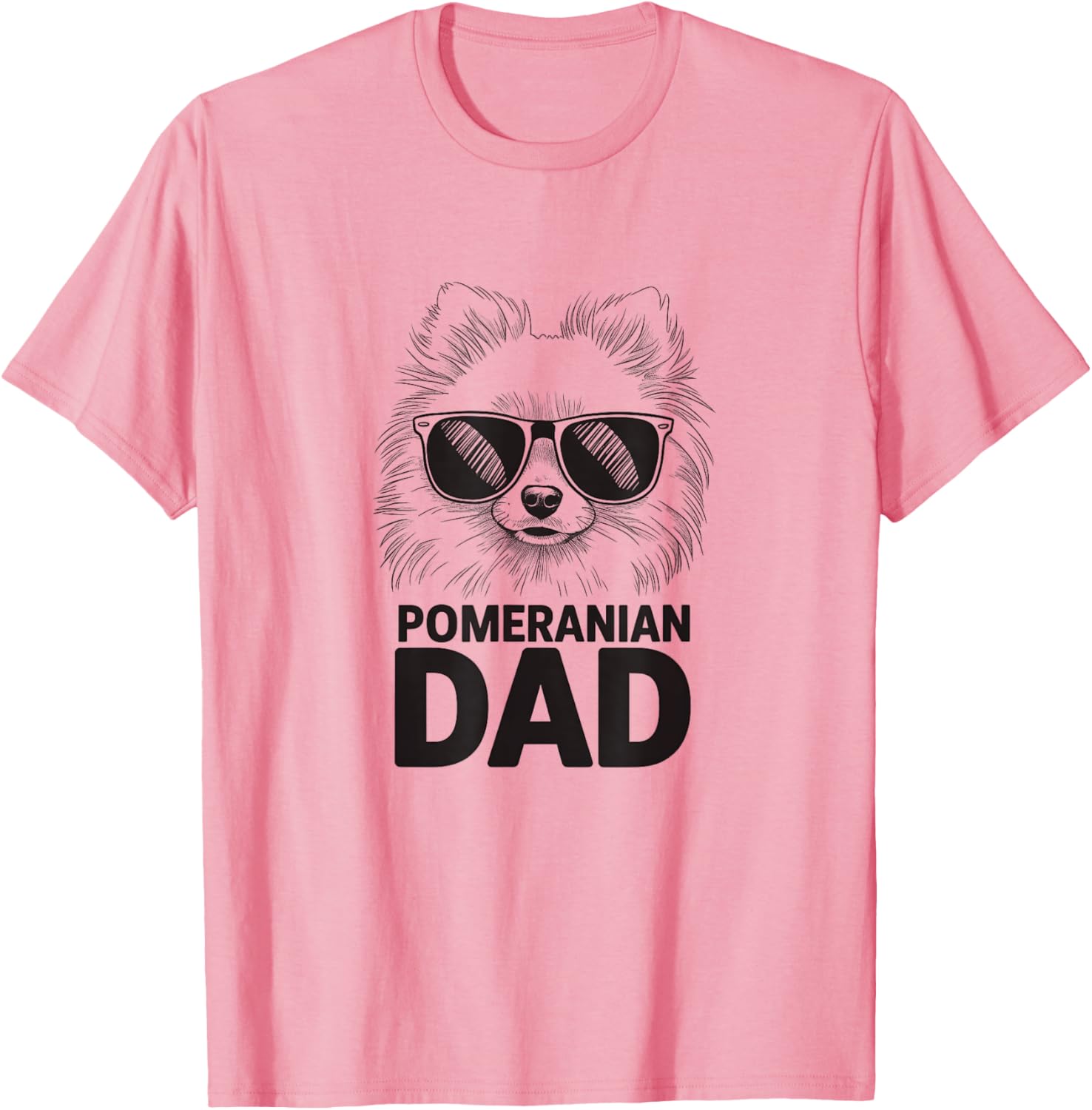 Pomeranian Dad T-Shirt for Men Cute Pom Dog Design Gift Idea - 11