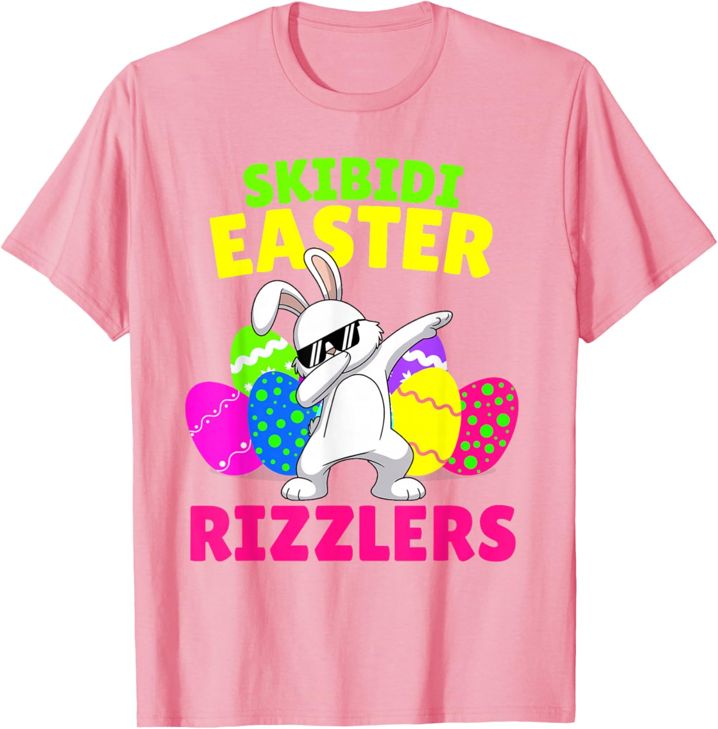Skibidi Easter T-Shirt for Gen Alpha Tweens - Fun Rizzler Design - 21