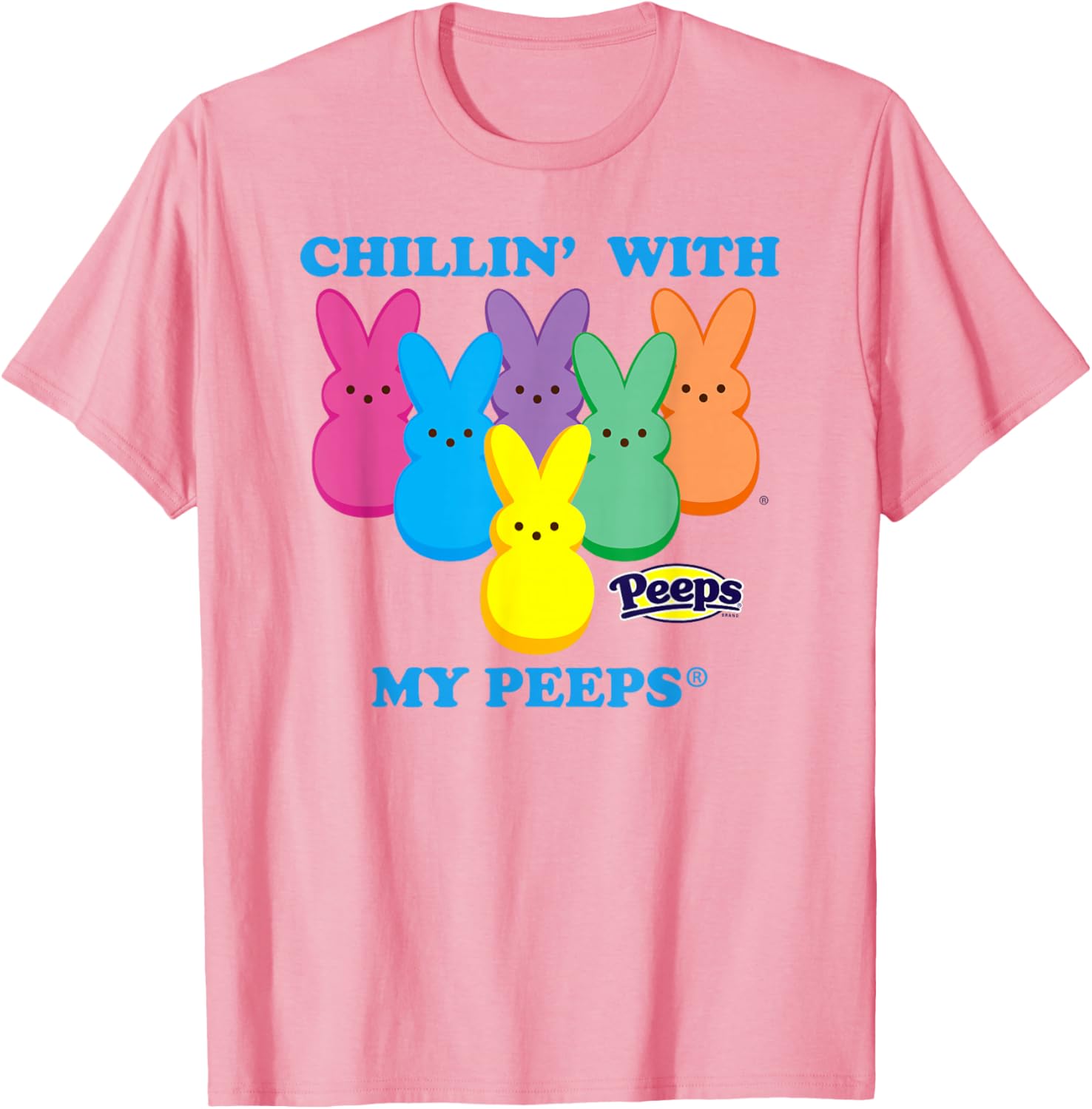 Peeps Easter Chillin With My Peeps Sweet Squad Fun T-Shirt for Kids - 10