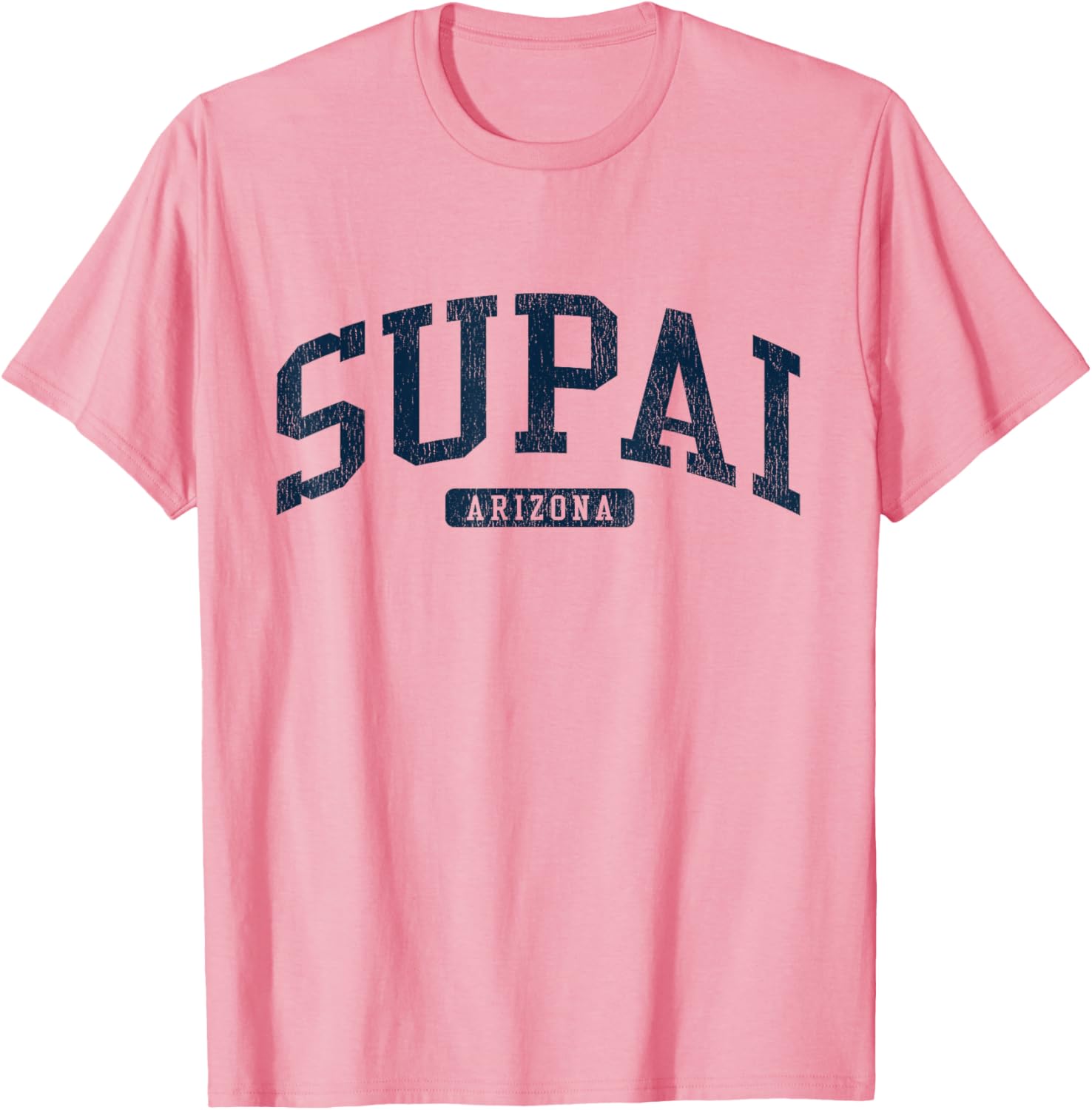 Supai Arizona College University Style Blue T-Shirt for a Casual Look - 11