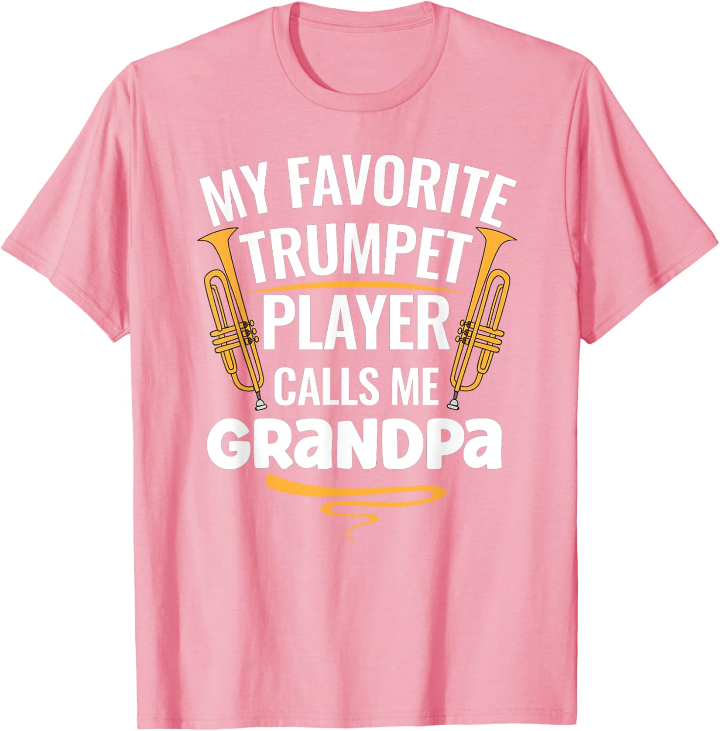 My Favorite Trumpet Player Calls Me Grandpa T-Shirt for Music Lovers - 9