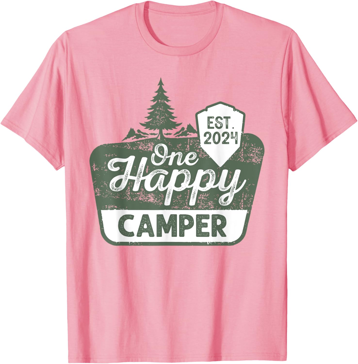 One Happy Camper Matching Family Birthday T-Shirt for Fun Celebrations - 13