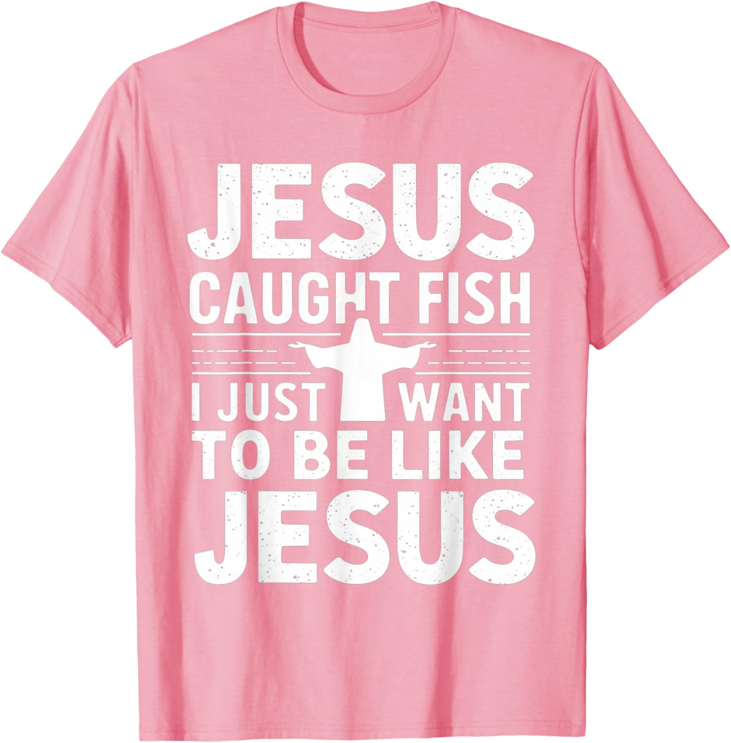 Catch Fish with Faith - Jesus Caught Fish T-Shirt for Christian Anglers - 12