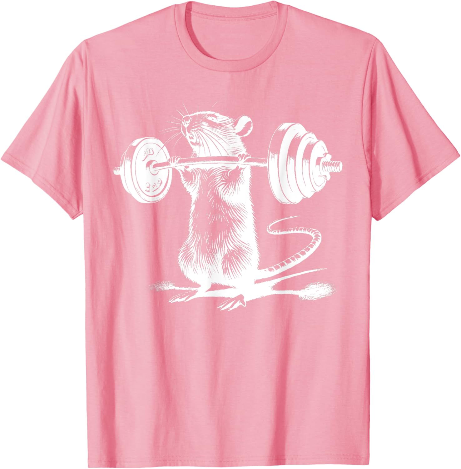 Retro Gym Rat Fitness T-Shirt for Bodybuilding and Weight Lifting Fans - 18