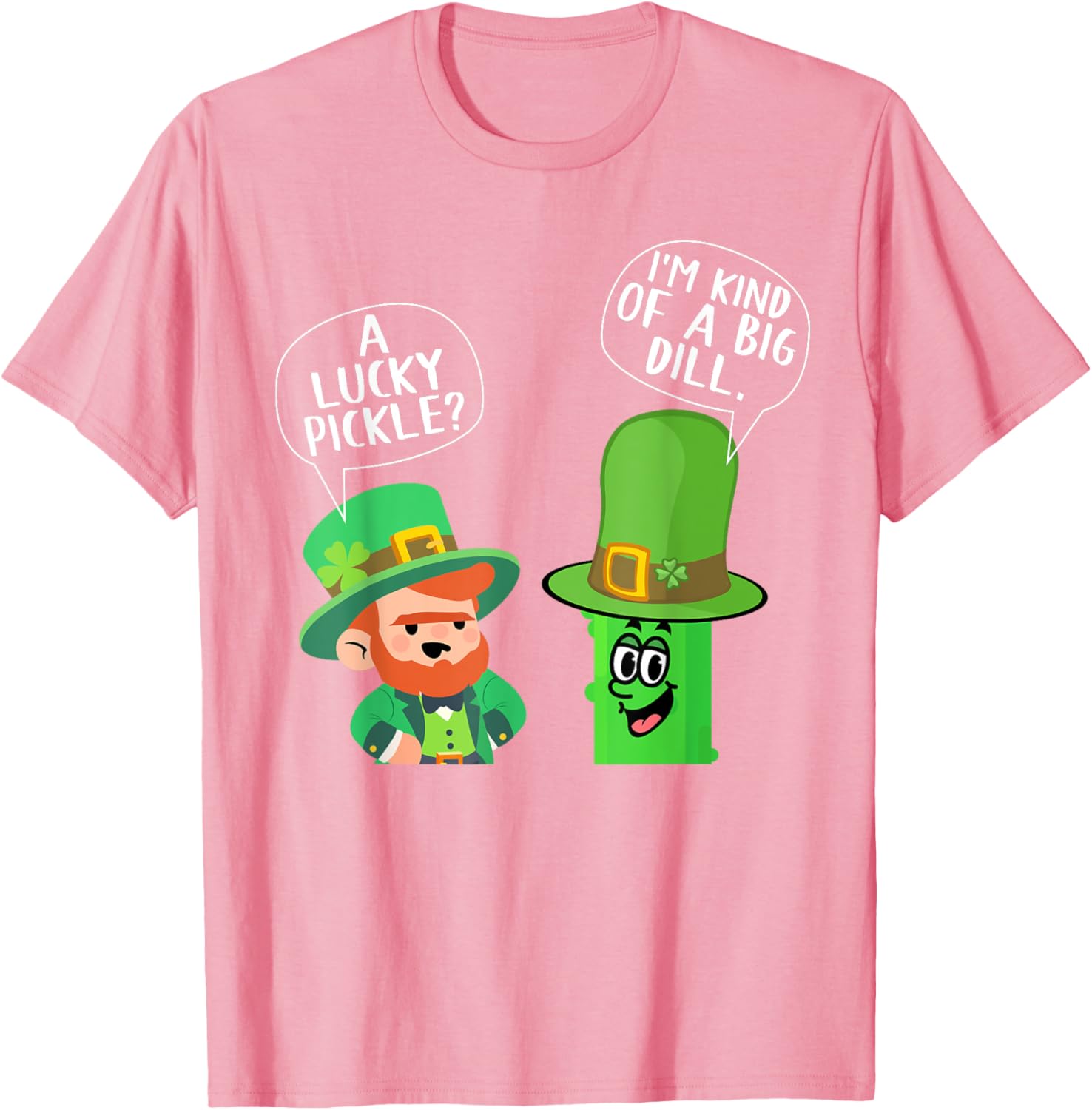 Happy St. Patrick's Day Leprechaun Pickle Joke Humor T-Shirt for Fun - 7