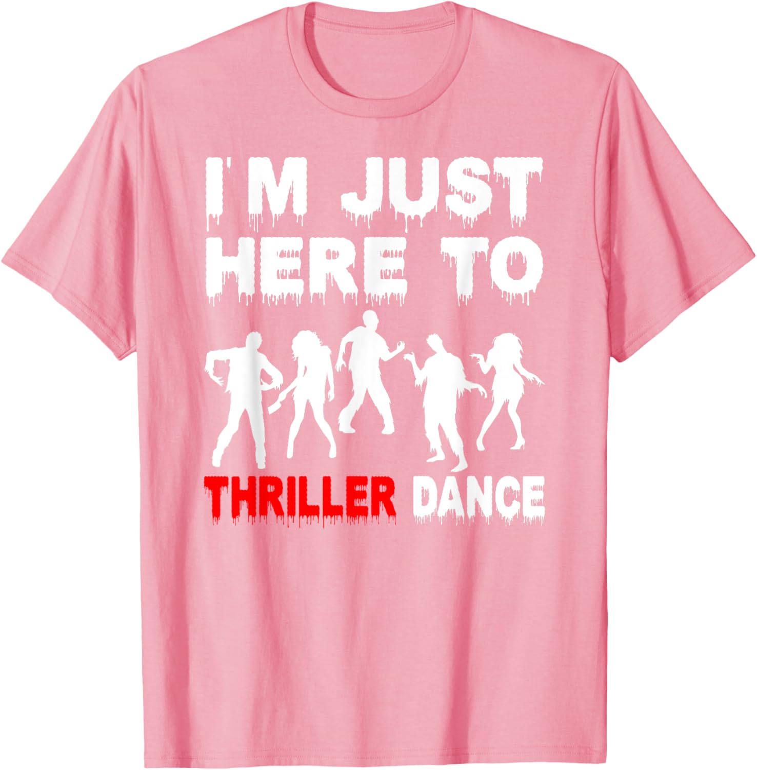Funny Zombie Thriller Dance T-Shirt for Halloween Fun and Festivities - 27