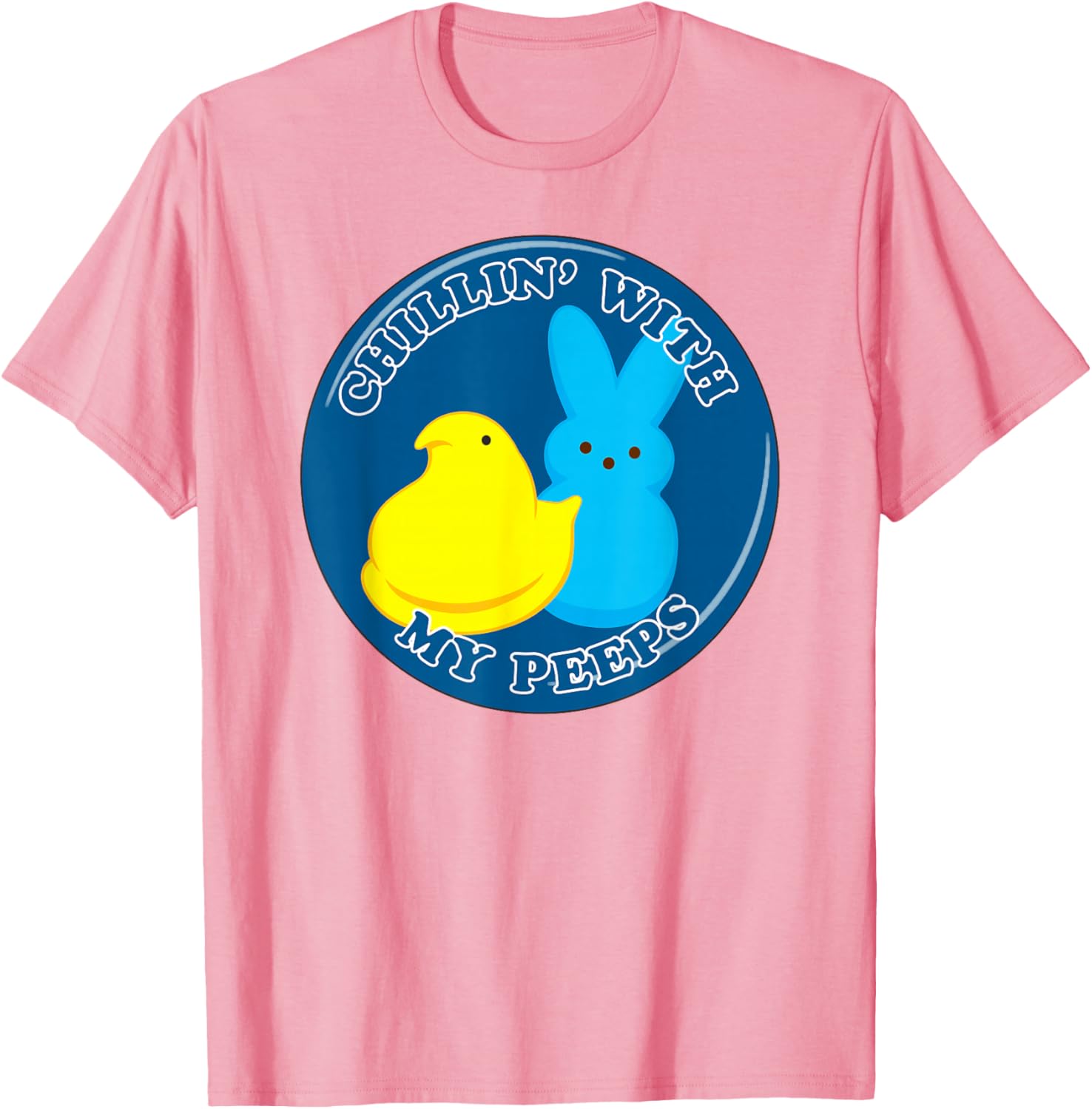 Peeps Easter Chillin' With My Peeps Classic Duo T-Shirt for Fun Celebrations - 8