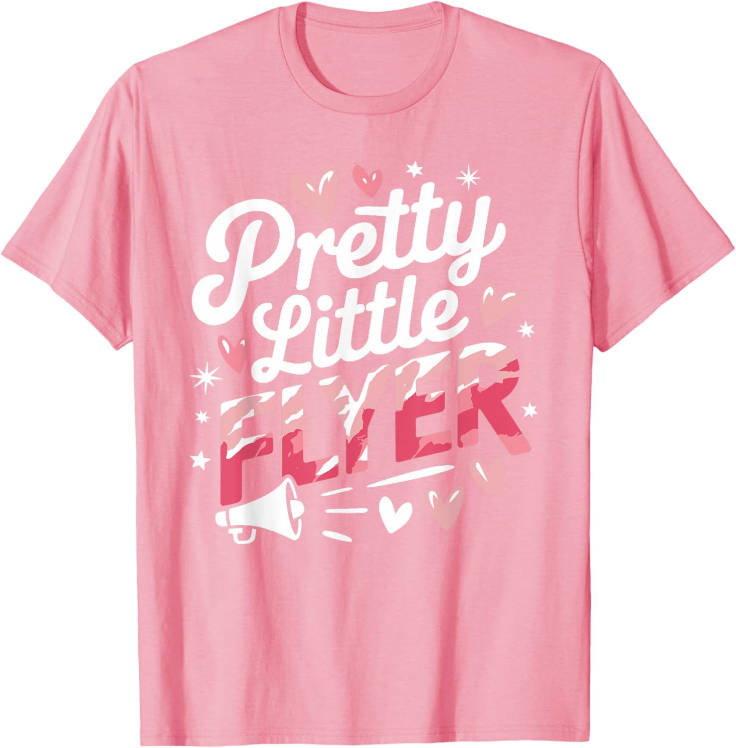 Pretty Little Flyer Cheerleader T-Shirt for Fans and Cheerleading Enthusiasts - 17