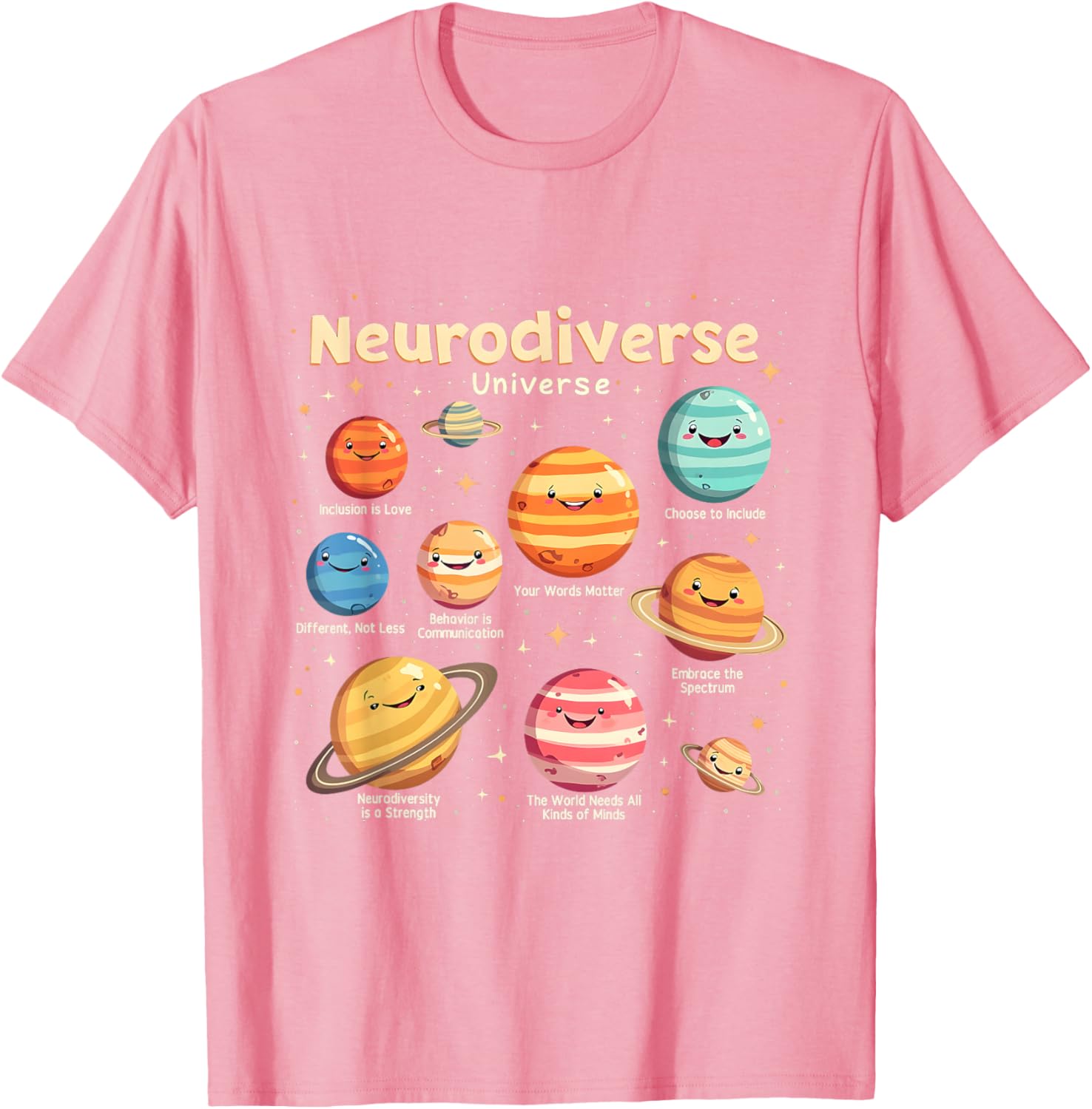 Neurodiverse Universe Autism Awareness T-Shirt - Celebrate Diversity in Style - 9