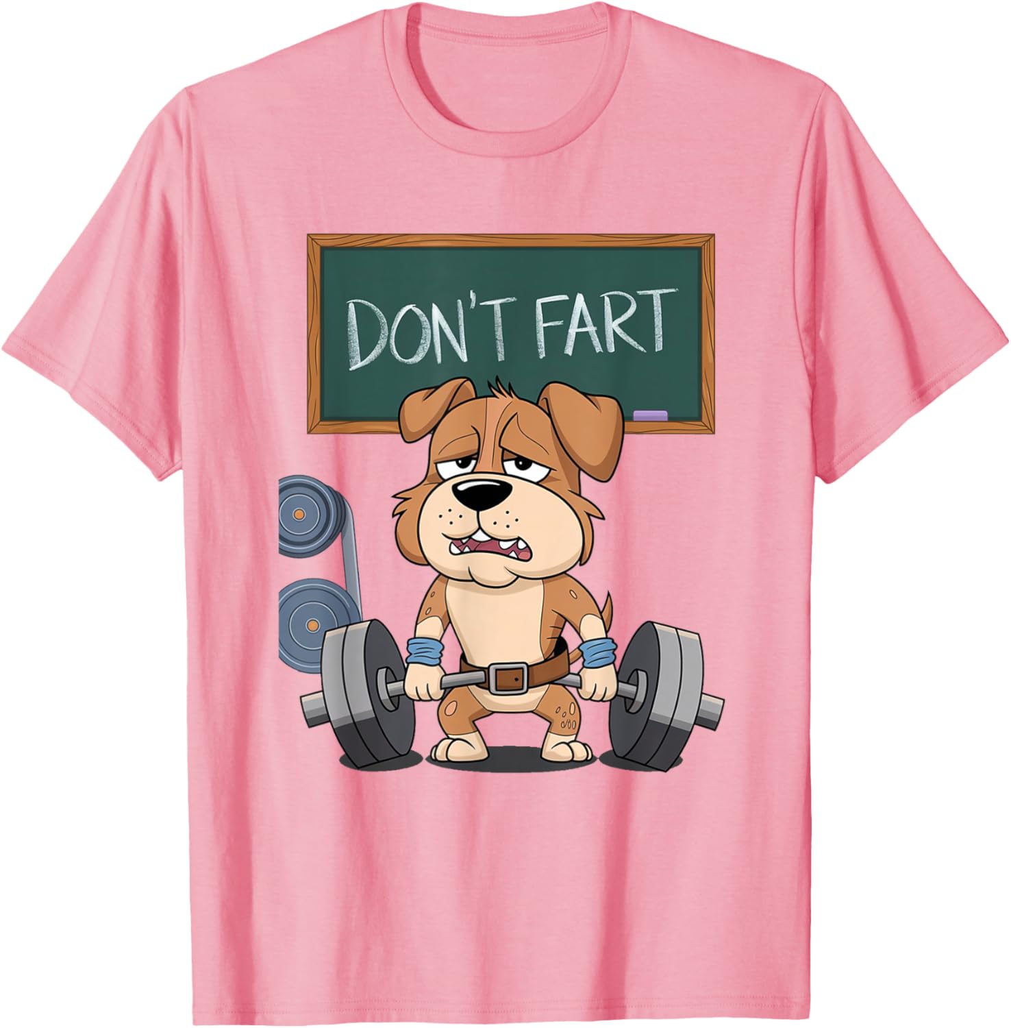 Funny Dog Don't Fart Gym Workout Tee for Men and Women Fitness Lovers - 3