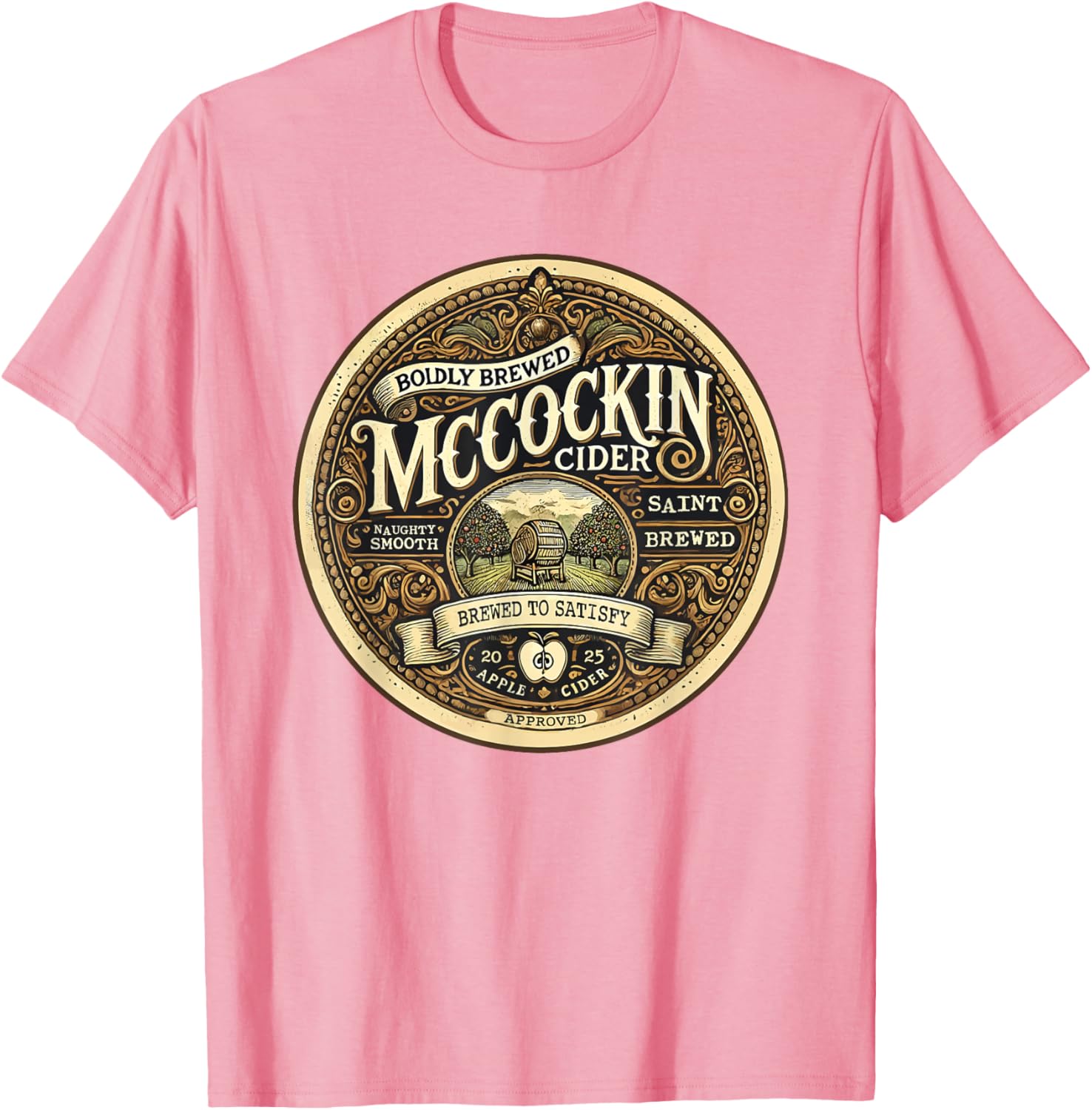Funny Mccockin Cider St Patricks Day T-Shirt for Adults - Humor Apparel - 10